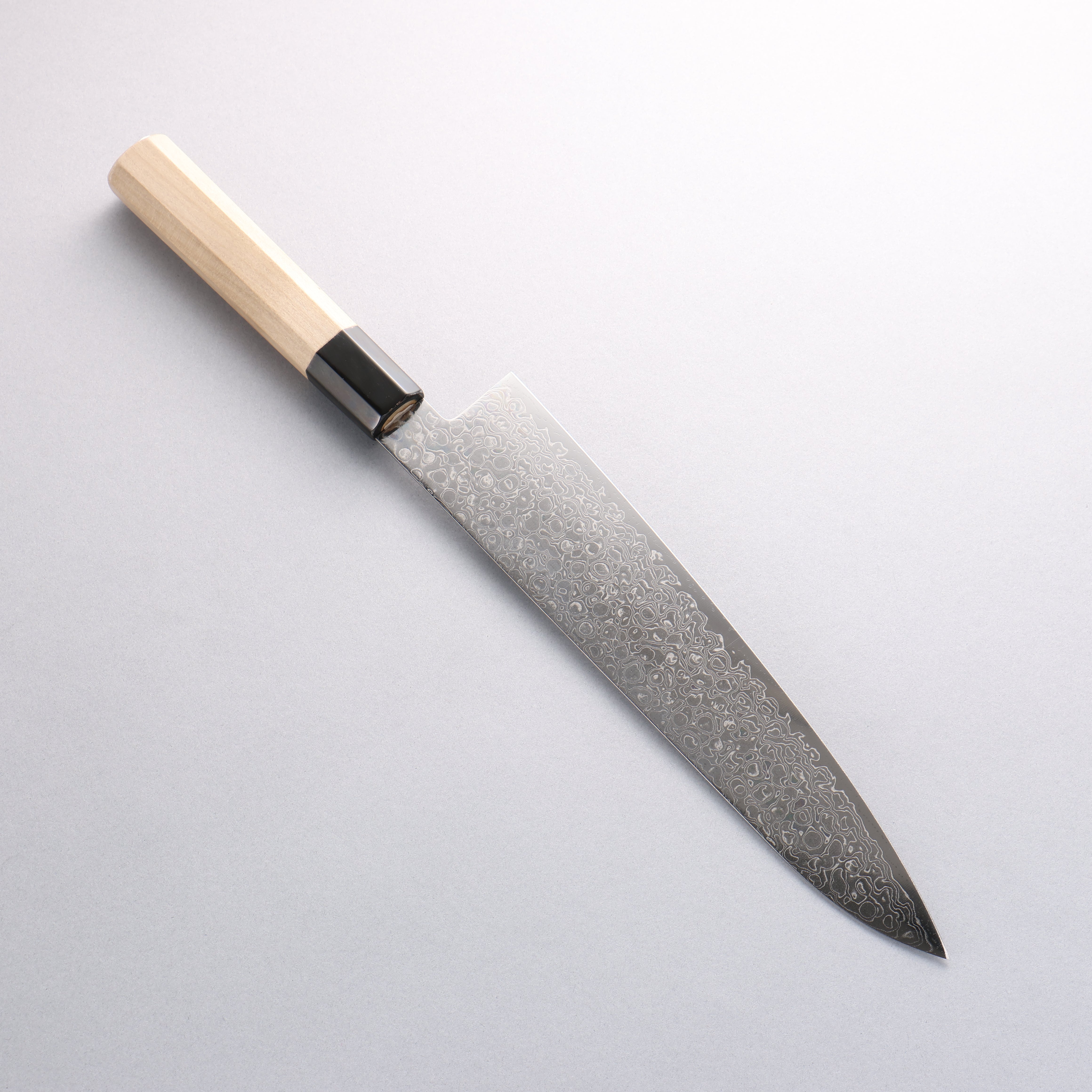 Premium Misuzu AUS10 Damascus Gyuto Chef Knife 240mm - Handcrafted Japanese Kitchen Knife with Magnolia Wood Handle - Perfect for Sushi, Meat Cutting & Professional Chefs