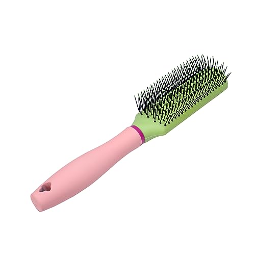 Kabello Flat Hair Brush - Detangling Brush for Girls & Women - Smooth & Shine for Daily Hair Care - Perfect for Home, Travel & Salon Use - Pink (Pack of 1)