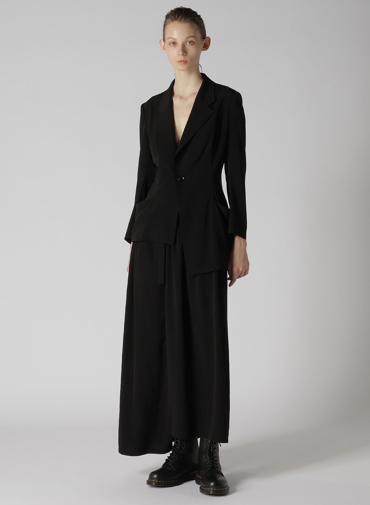 Elegant Crepe de Chine Asymmetric Jacket for Women - Lightweight & Stylish Outerwear for Office, Party & Evening Events
