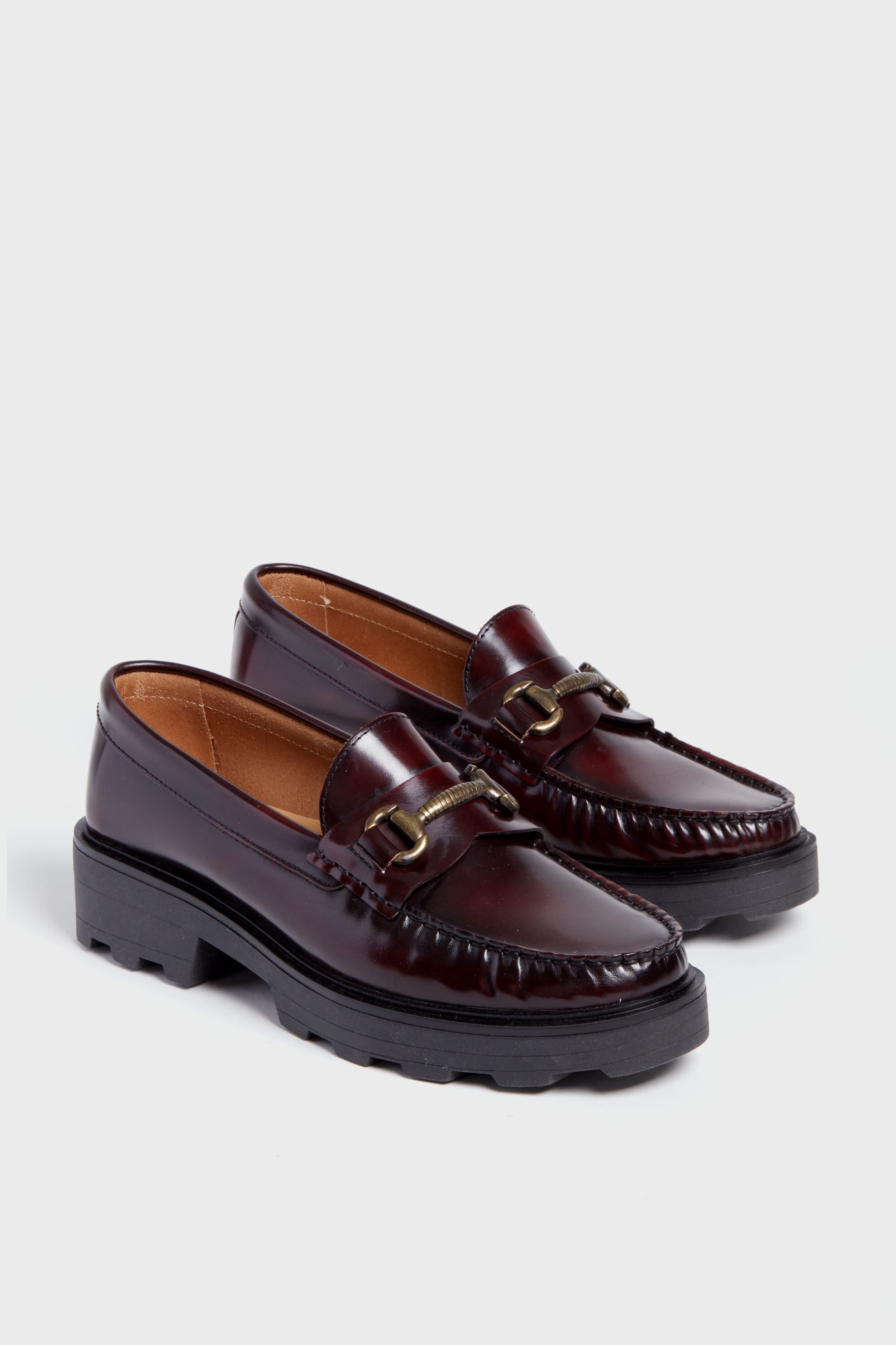 Bordeaux Leather Horsebit Loafers for Men - Classic Slip-On Dress Shoes for Business, Office & Casual Wear