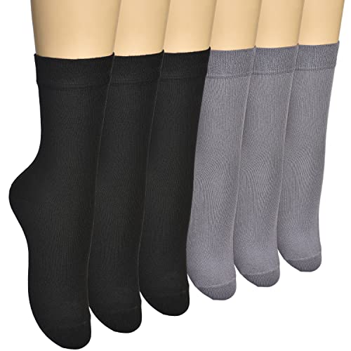Black- Grey (6 Pack)