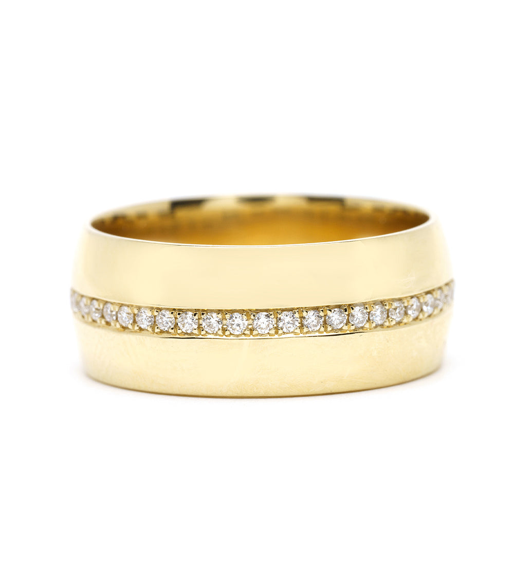 8mm Cigar Wedding Band Ring for Men - Unique Tungsten Carbide Engagement Ring - Perfect for Weddings, Anniversaries & Special Occasions