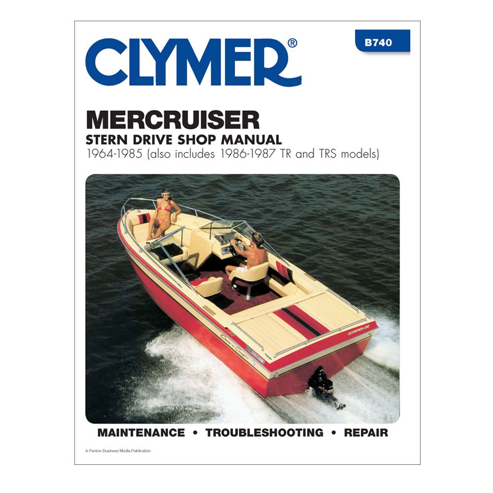 Optimized Mercruiser Stern Drives Service Manual (1964-87) B740 | Comprehensive Guide for Boat Maintenance & Repair