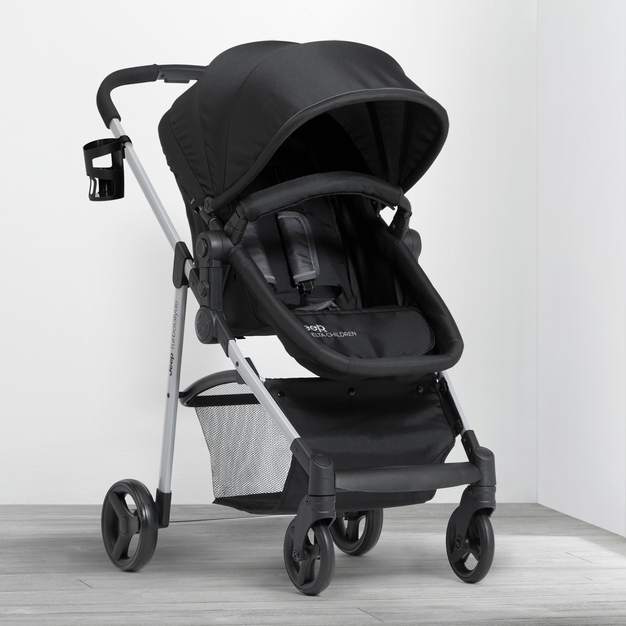 Jeep TurboGlyde 3-in-1 Convertible Stroller for Infants & Toddlers - Lightweight Travel System with Car Seat Compatibility | Perfect for Shopping, Travel & Daily Walks