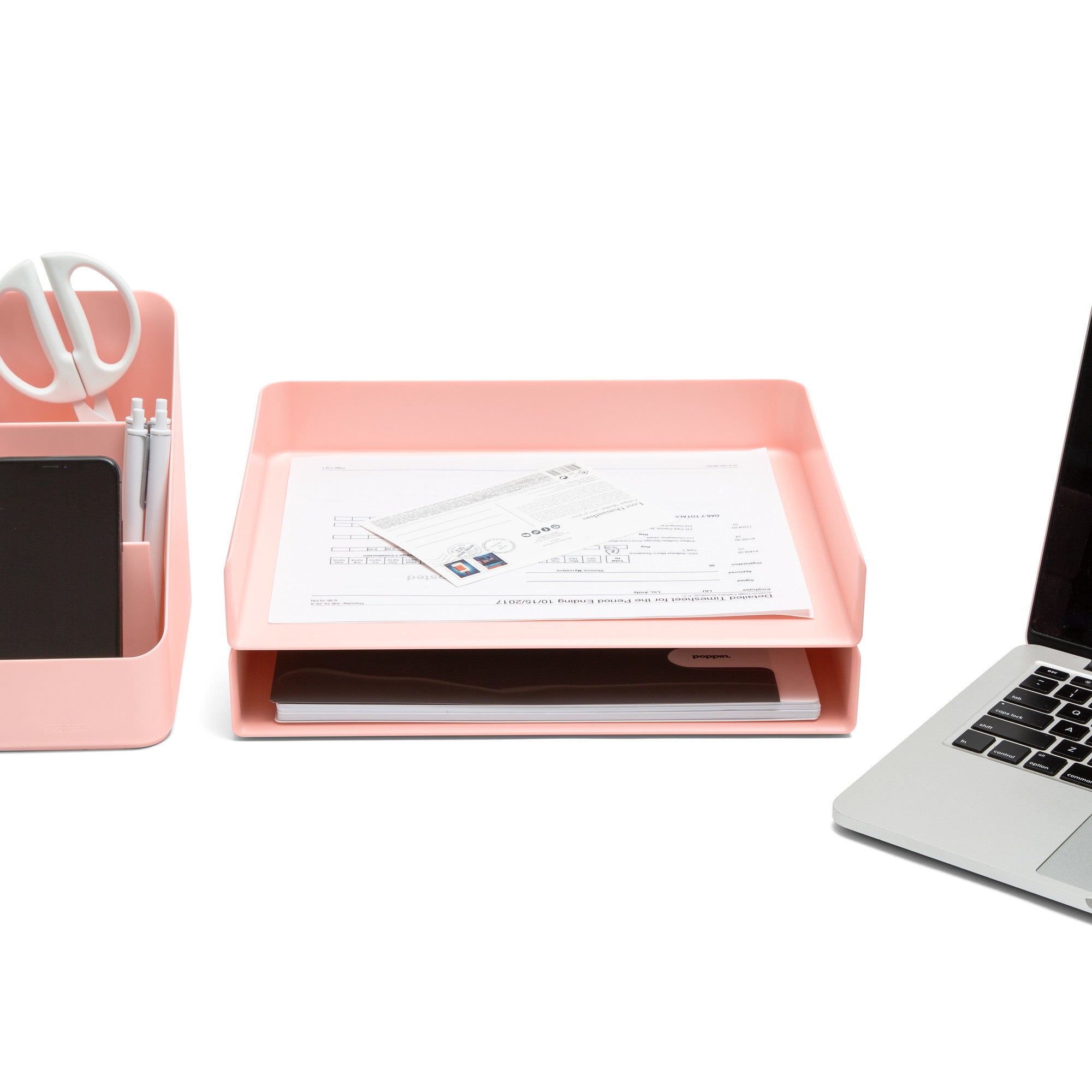 Wooden Desktop Letter Tray Organizer - File Holder for Mail, Documents & Office Supplies - Perfect for Home, Office & Workspace Organization