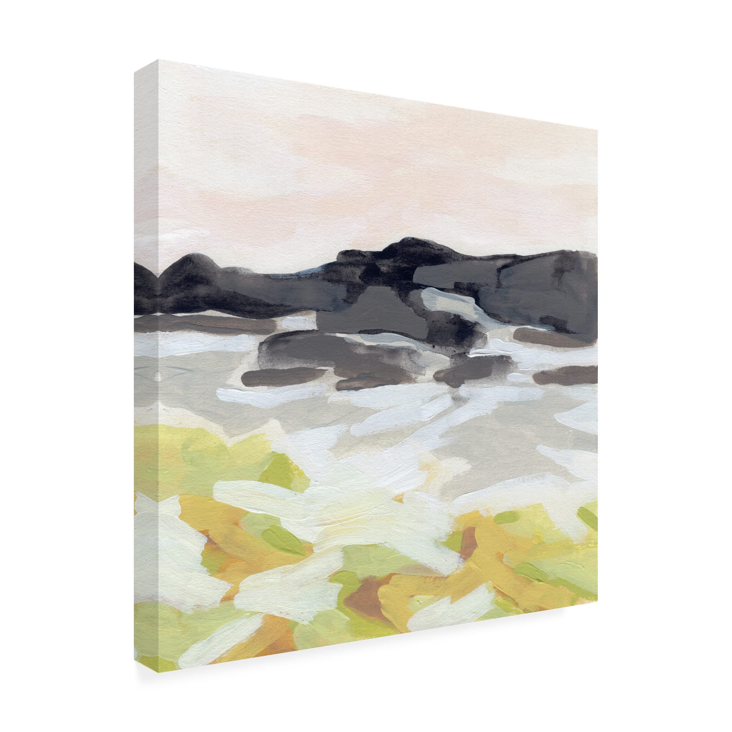 Trademark Fine Art 'Nordic Delta II' Canvas Wall Art Print by June Erica Vess - Modern Abstract Painting for Living Room, Bedroom & Office Decor