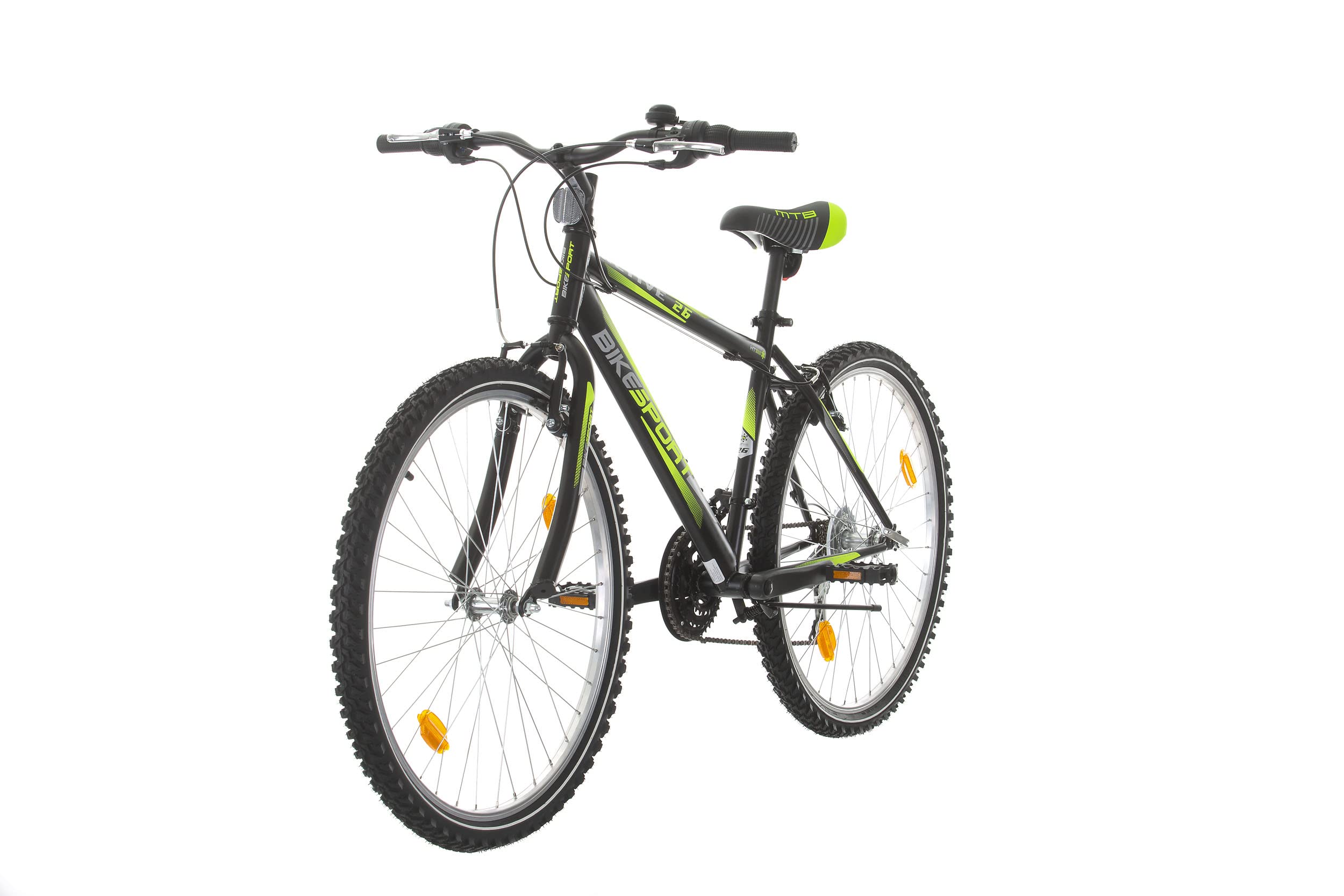 Bikesport Active 26 Inch 18-Speed Mountain Bike for Men & Boys - Ideal for Heights 155-170cm | Perfect for Trail Riding, Commuting & Outdoor Adventures