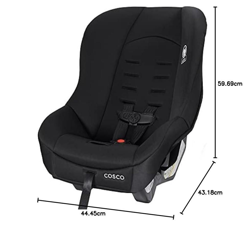 Cosco Scenera Next Convertible Car Seat – Lightweight & Safe for Toddlers 5-40 lbs | Easy Installation for Travel & Everyday Use