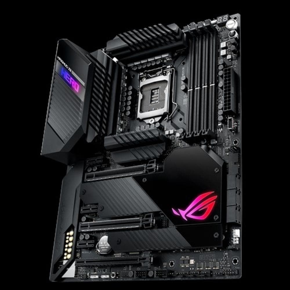 ASUS ROG MAXIMUS XII HERO Z490 (Wi-Fi) ATX Gaming Motherboard - Intel LGA 1200 Socket, PCIe 3.0, DDR4 4800MHz, 3-Year Warranty - Perfect for High-End Gaming PCs and Content Creation Workstations
