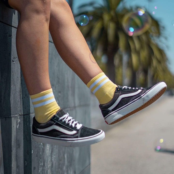 American Socks Sunshine Ankle High Socks - Comfortable & Breathable for Everyday Wear, Sports & Casual Outfits