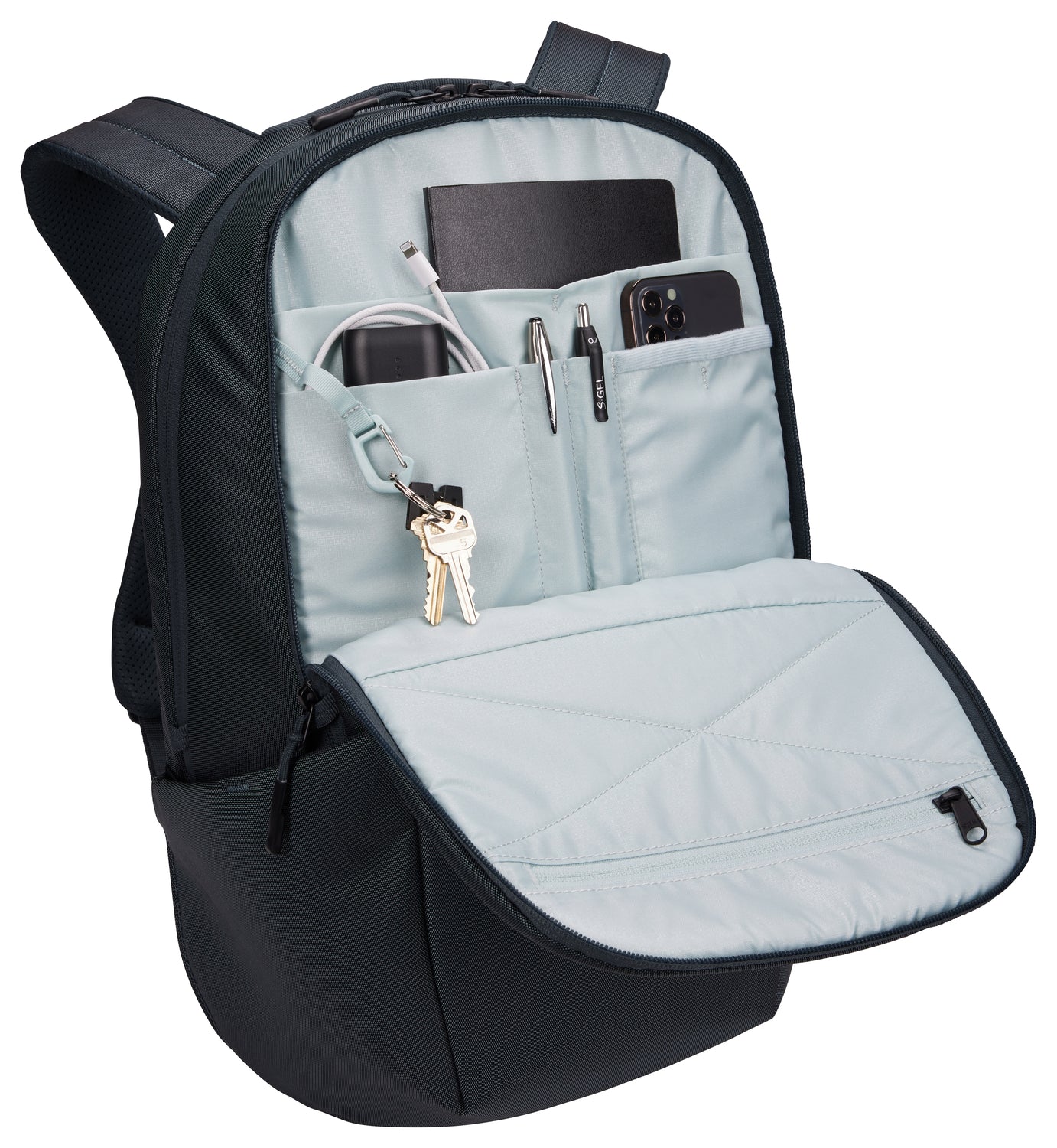 Thule Subterra 2 21L Laptop Backpack for Men & Women - Dark Slate Gray Water-Resistant Travel & Work Backpack - Perfect for Commuting, Business Trips & College Students