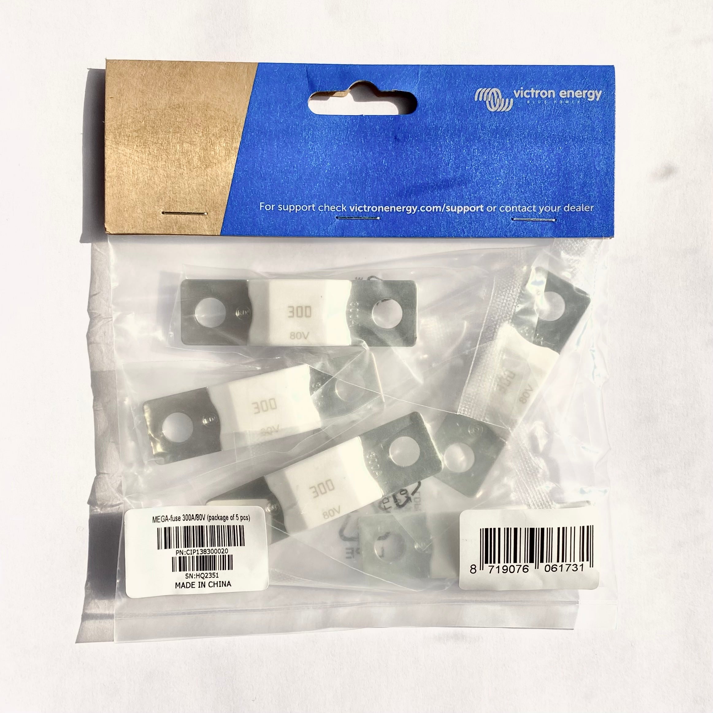 225A 80V MEGA Fuse - Pack of 5 High Amp Automotive Fuses for Car Audio, RV & Marine Electrical Systems