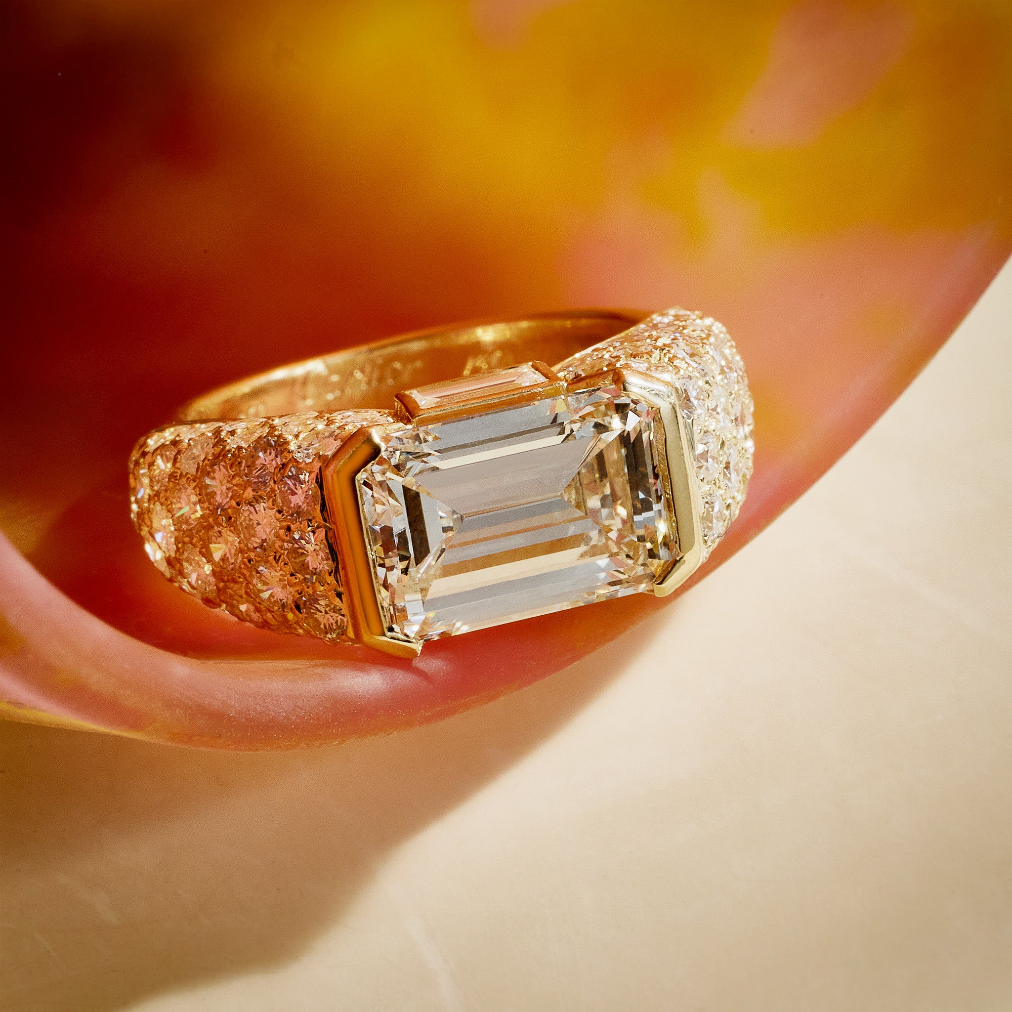 Cartier Paris Emerald Cut Diamond Ring – Luxury Engagement & Wedding Band for Women, Perfect for Proposals, Anniversaries & Special Occasions