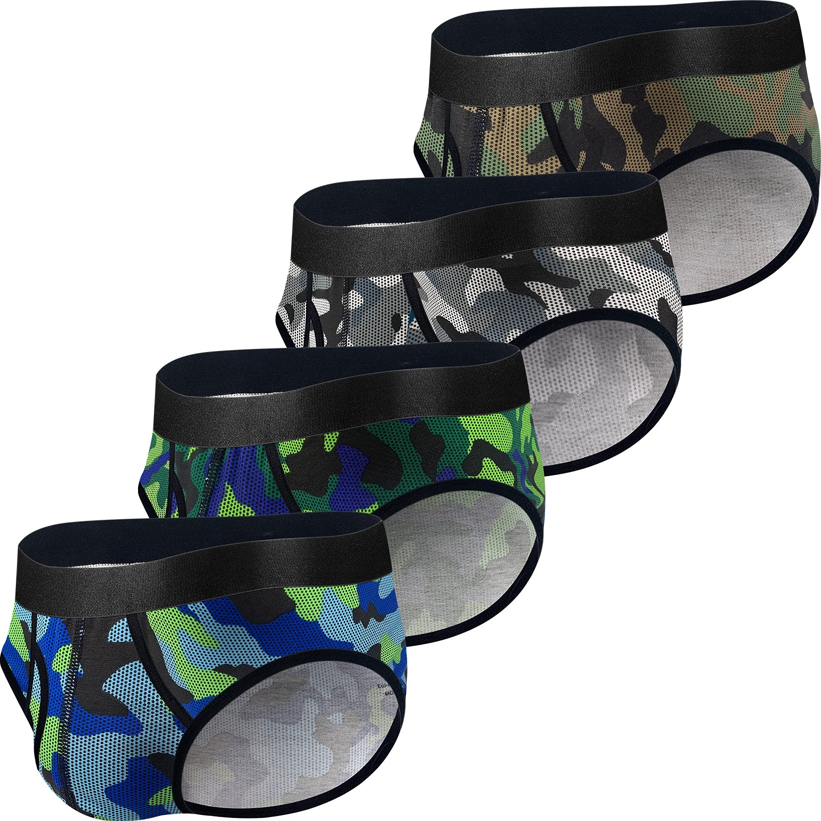 Premium Men's Cotton Underwear Briefs - Soft, Breathable & Comfortable with U-Pouch Design - Ideal for Everyday Wear, Workout & Active Lifestyle