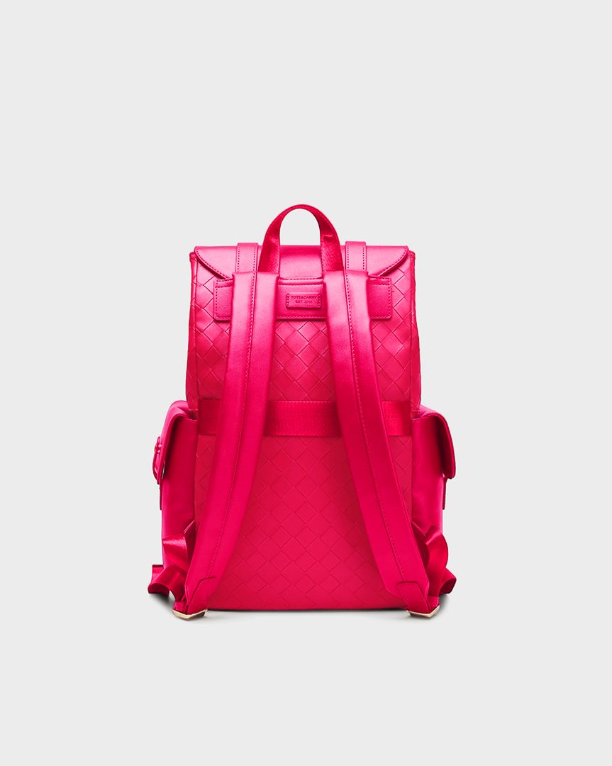 Bodega Explorer Backpack in Neon Pink - Durable & Stylish Travel Backpack for Hiking, School & Everyday Use