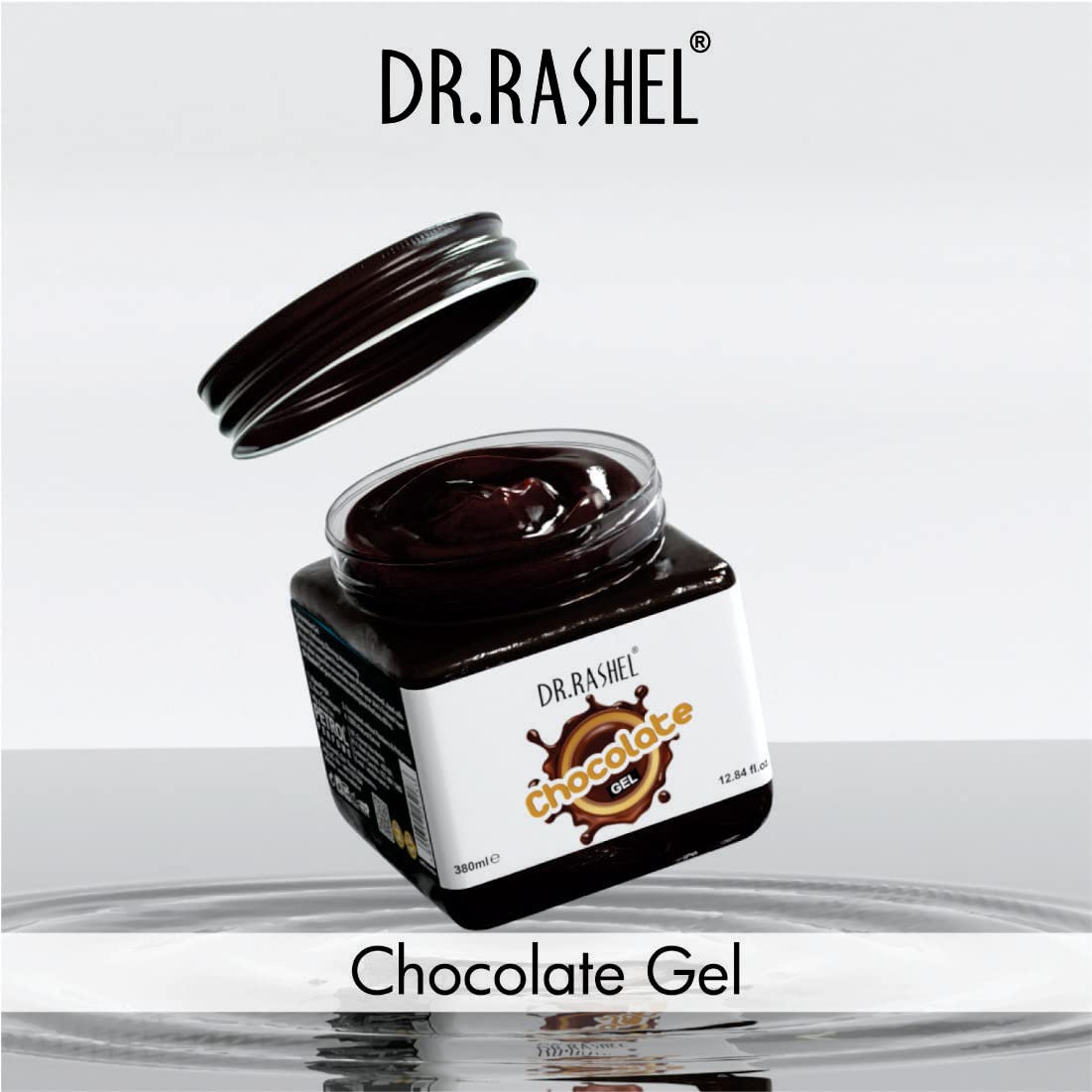 Dr. Rashel Chocolate Glowing Gel - Dark Spot Corrector & Hydrating Face Moisturizer for Brighter Skin | 380ml (12.8oz) | Pack of 1 | Perfect for Night Routine & Dry Skin Care