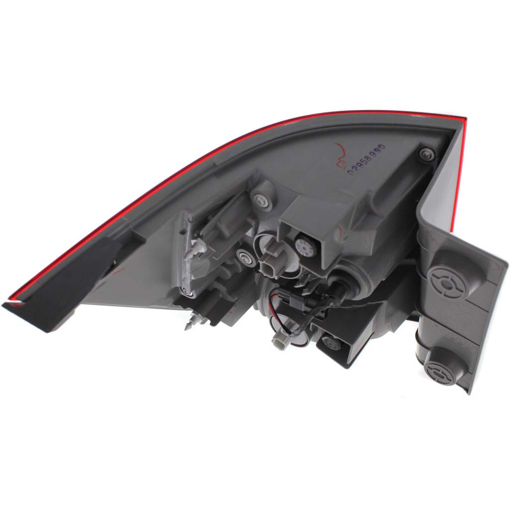 2014-2017 Honda Odyssey Passenger Side Tail Light Assembly - CAPA Certified Replacement (Part #HO2805104) with Bulbs | Perfect for Night Driving & Enhanced Vehicle Safety