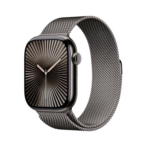 Slate Titanium Case with Slate Milanese Loop