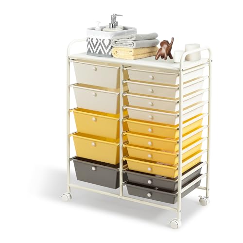 Yellow, Beige & Grey