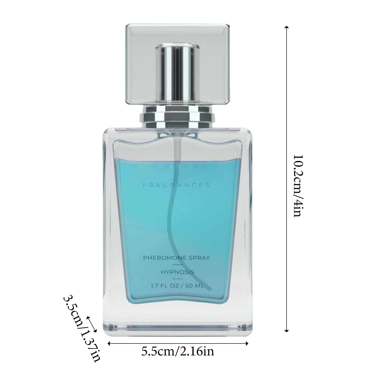 Premium Men's Cologne - Classic Long Lasting Fragrance Spray for Men, Eau de Toilette with Fresh Blue Scent - Perfect for Daily Wear, Office, Date Night & Special Occasions