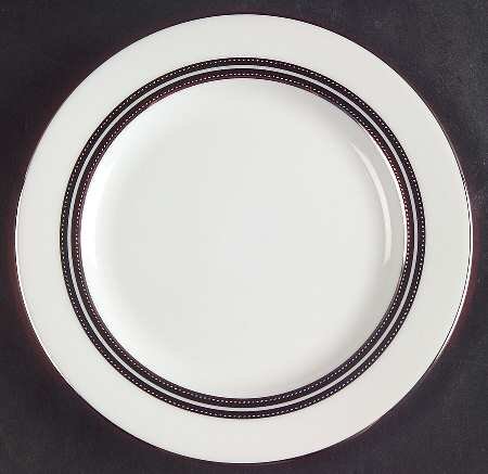 Lenox Union Street Bread & Butter Plate Set - Elegant Fine Bone China Dinnerware for Formal Dining & Tea Parties - Perfect for Restaurants, Weddings & Special Occasions