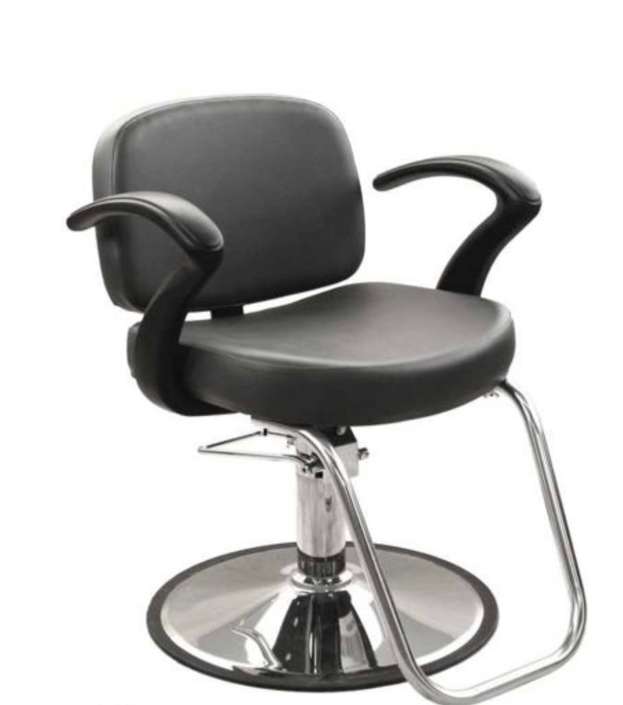 Cella Styling Chair - Professional Salon Hairdressing Chair with Adjustable Height & Swivel Base for Barber Shops, Salons & Home Use