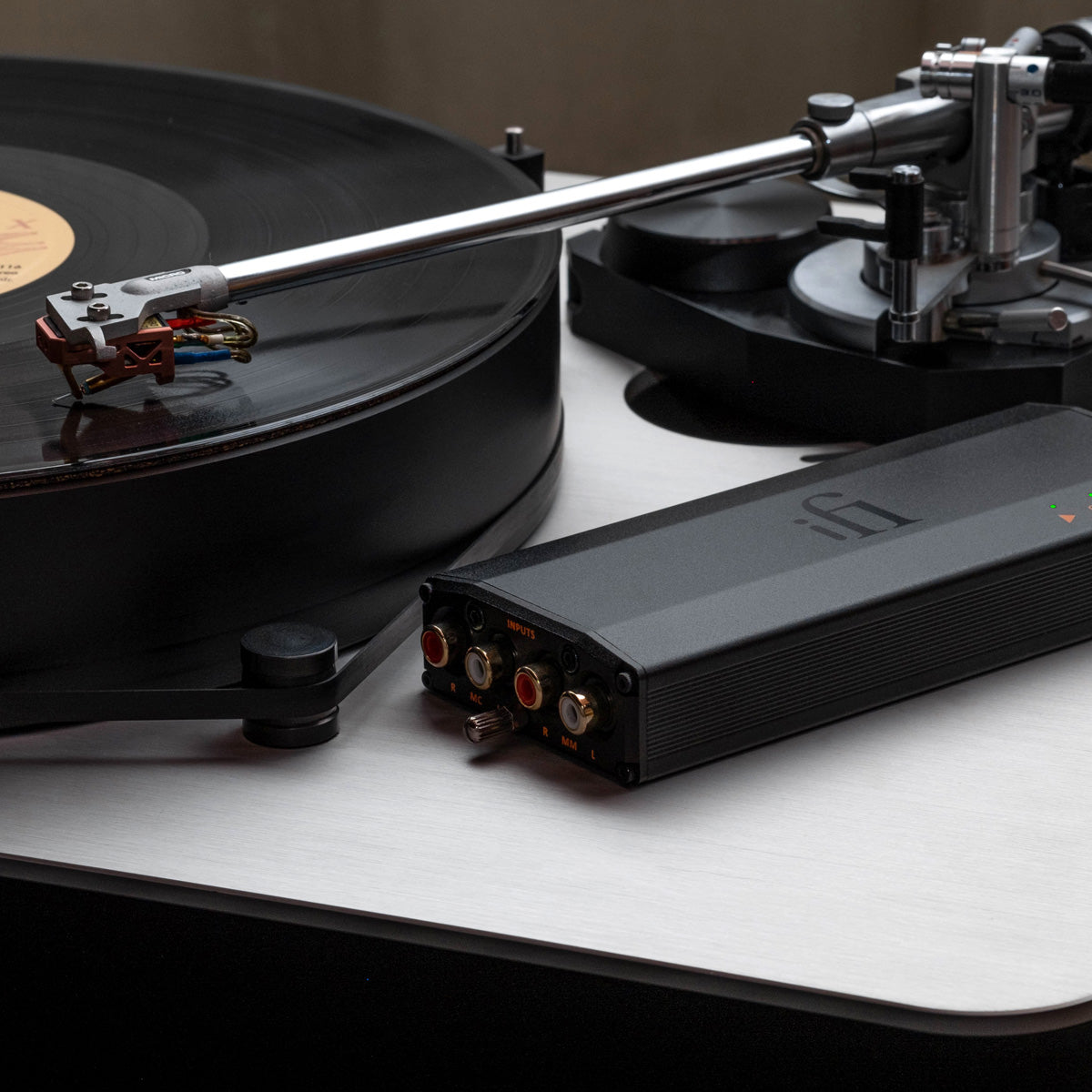 iFi micro iPhono3 Black Label High-End Phono Preamplifier with iPower X Power Supply - Perfect for Vinyl Record Players & Audiophile Sound Systems