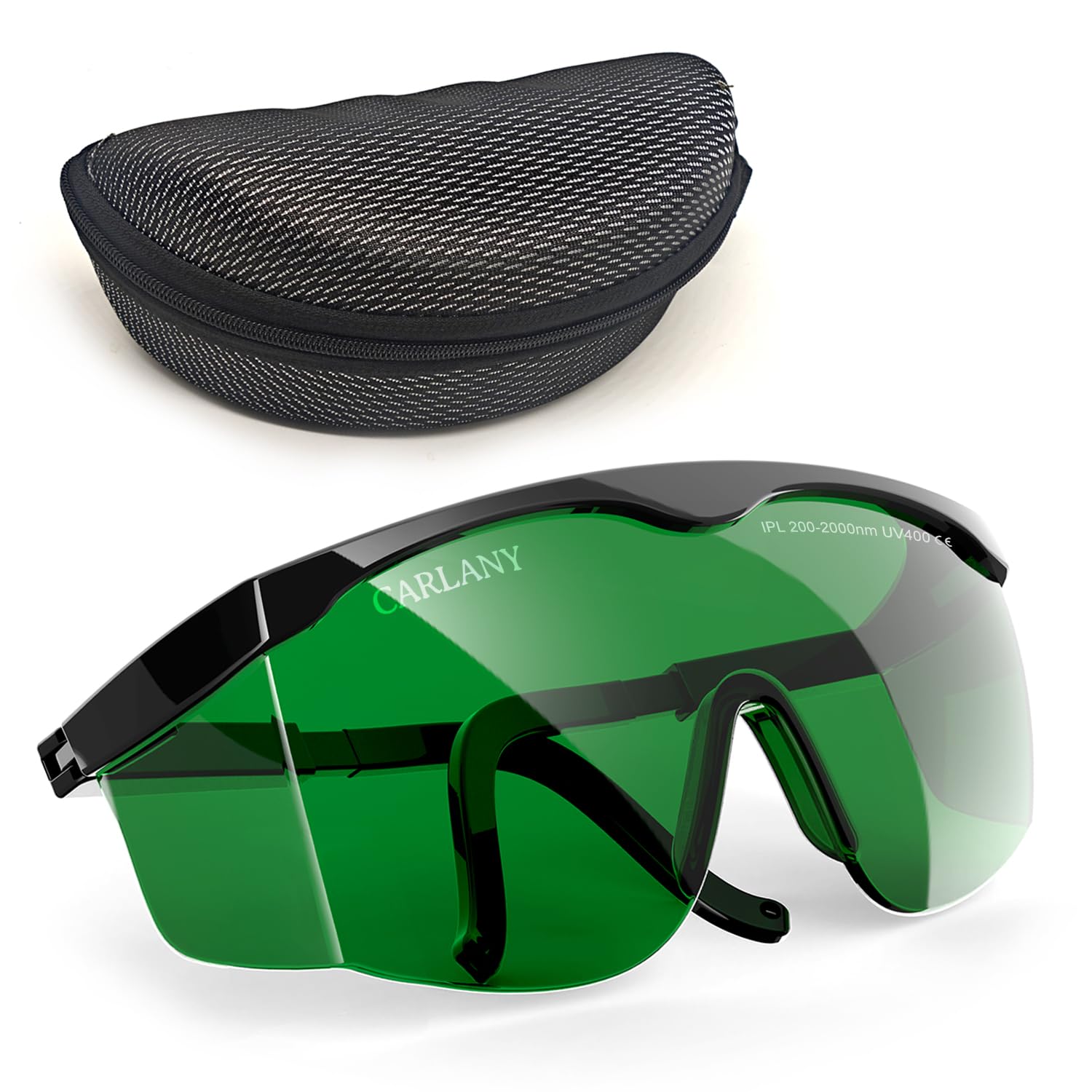 IPL Safety Glasses 200-2000nm - Laser Eye Protection Goggles with Anti-Fog & UV400 Filter, 2.5mm Thickened OD4+ Lens for Hair Removal, Tanning - Perfect for Home IPL Devices and Professional Salon Use