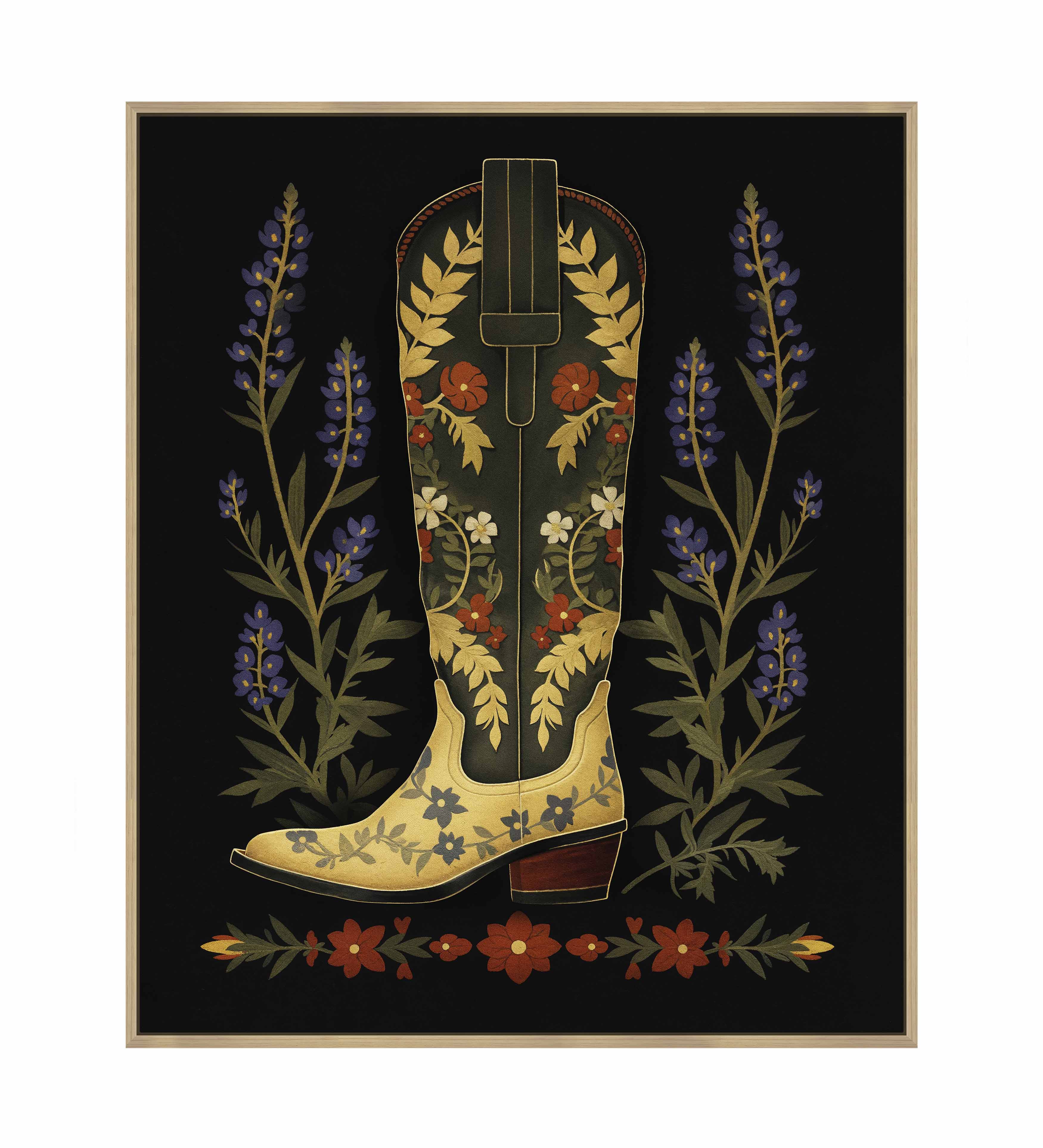 Armadillo Amble Gallery Wrapped Canvas - Premium Wildlife Wall Art for Home & Office Decor - Perfect for Living Room, Bedroom or Office Spaces