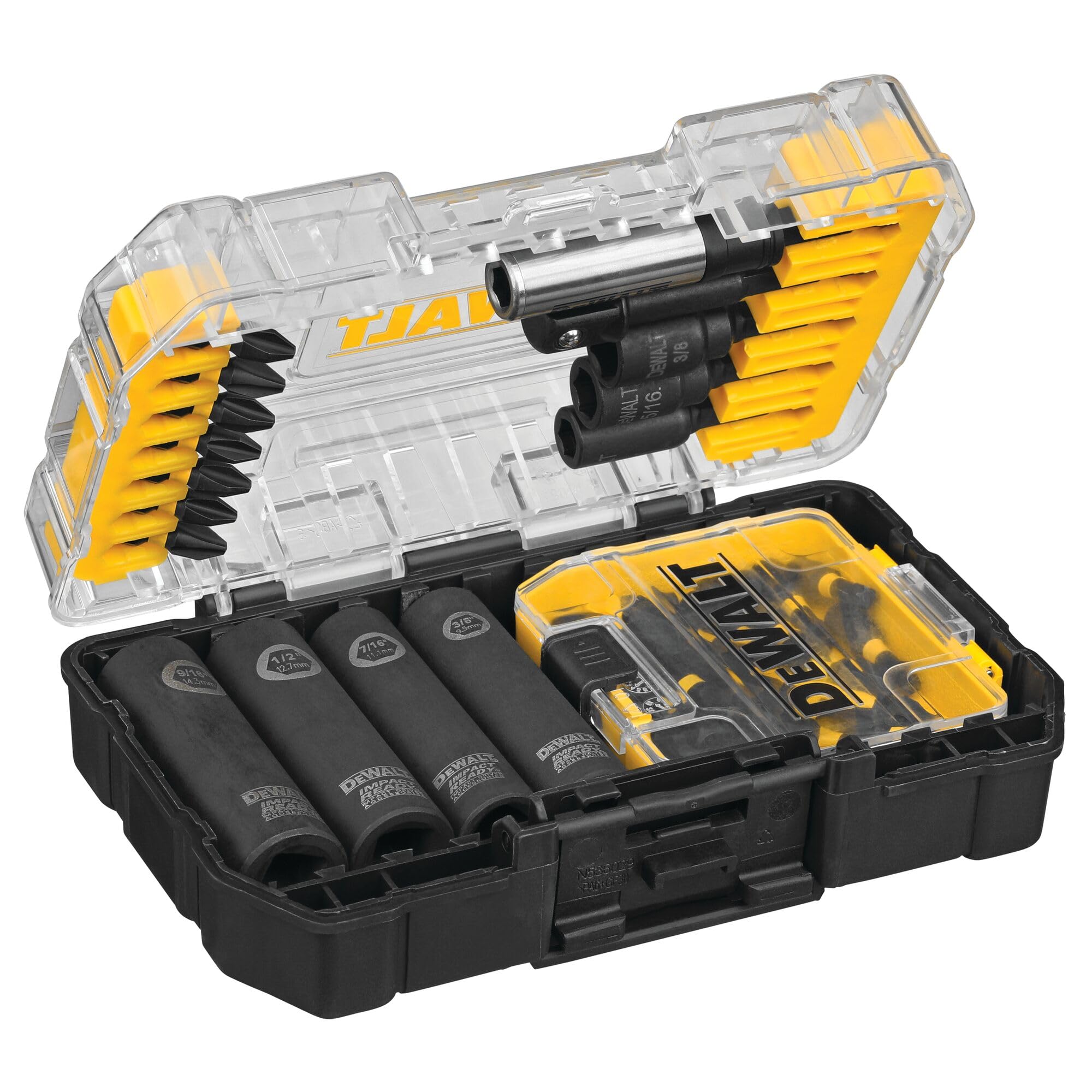 DEWALT 35-Piece Impact Ready Screwdriver Bit Set with FlexTorq Technology - Perfect for Construction, DIY Projects & Automotive Repairs (DWA2T35IR)