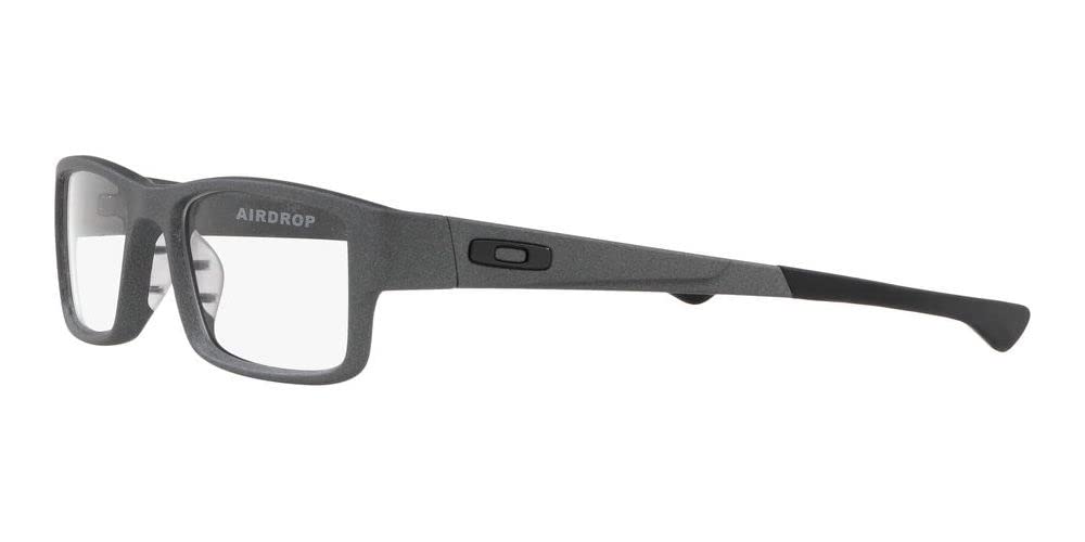 Oakley Men's OX8046 Airdrop Rectangular Prescription Eyewear Frames - Lightweight & Durable Glasses for Sports, Driving & Outdoor Activities