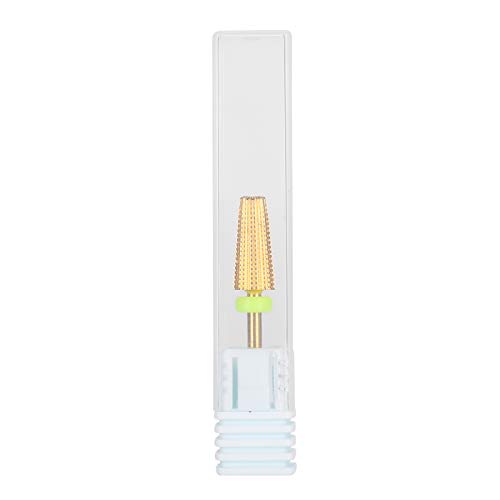 Premium Tungsten Steel Nail Sanding Head - Conical Round XF Drill Bits for Manicure & Polish Removal | Fits Most Nail Grinders | Salon & Home Use
