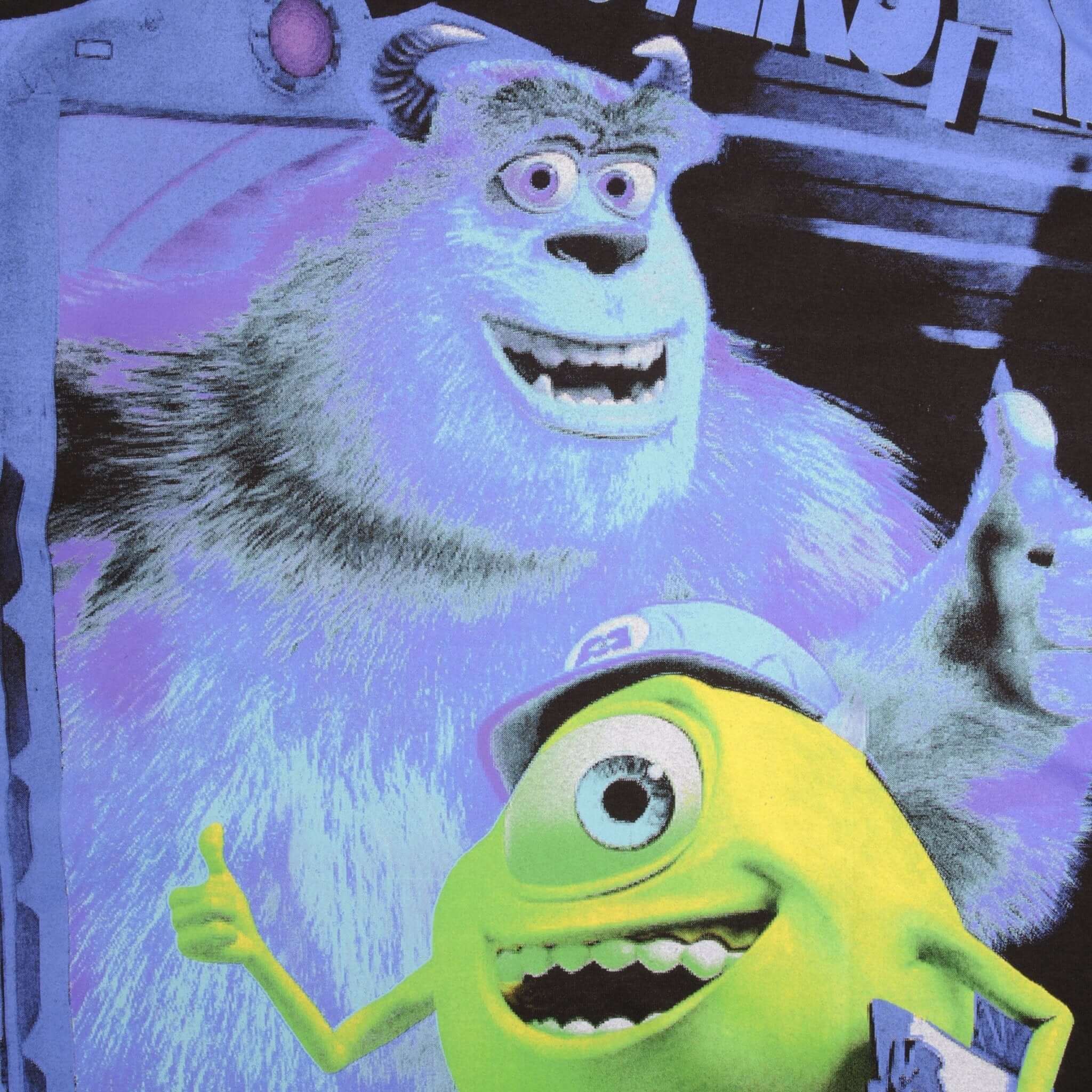 Monster Inc Mike & Sully Bootleg All Over Print Tee Shirt - XL Size | Disney Pixar Movie Fan Gift, Casual Wear & Cosplay Costume