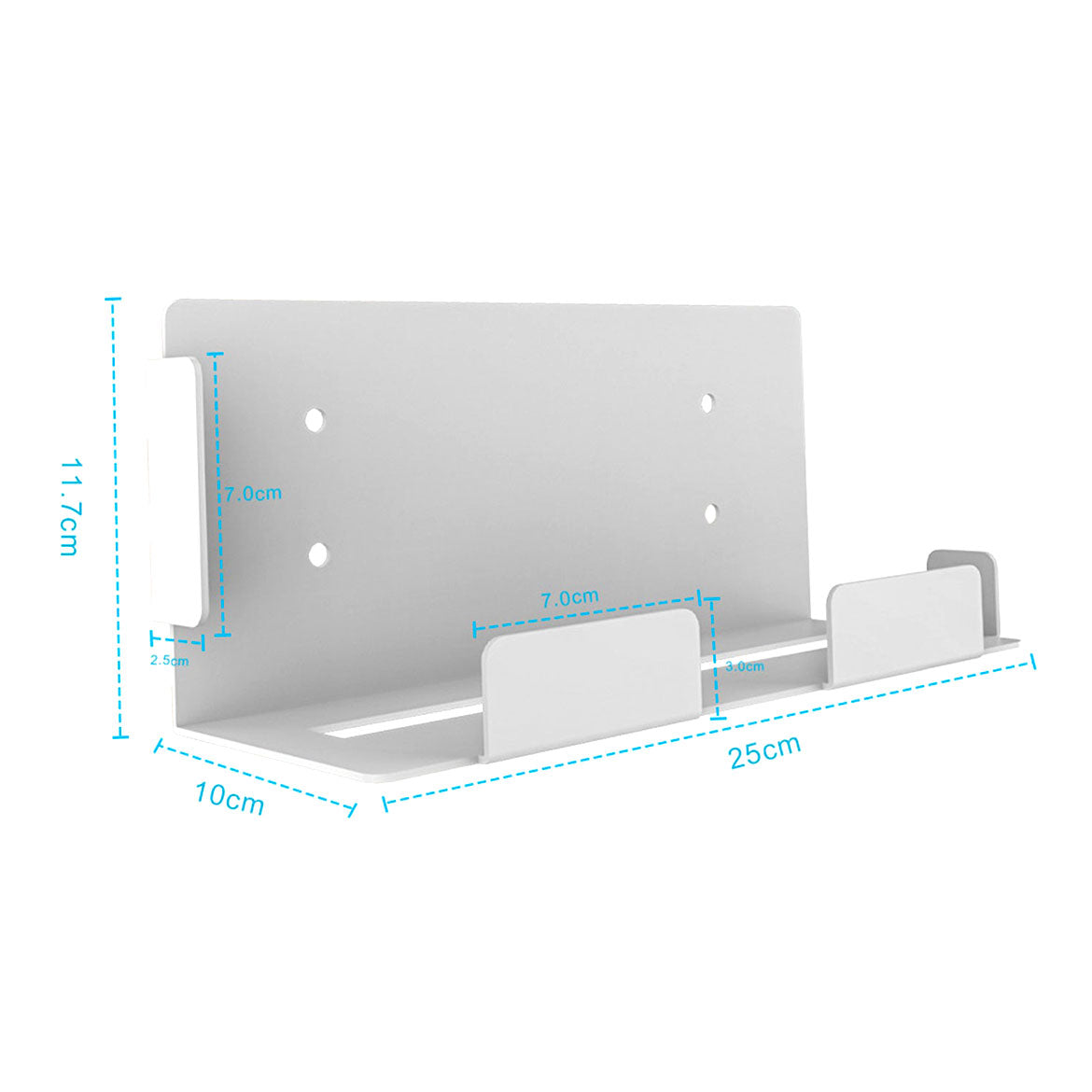 PS5 Console Wall Mount Bracket - Heavy Duty Iron Metal Mount for PlayStation 5 - Perfect for Gaming Room, Living Room & Bedroom Organization
