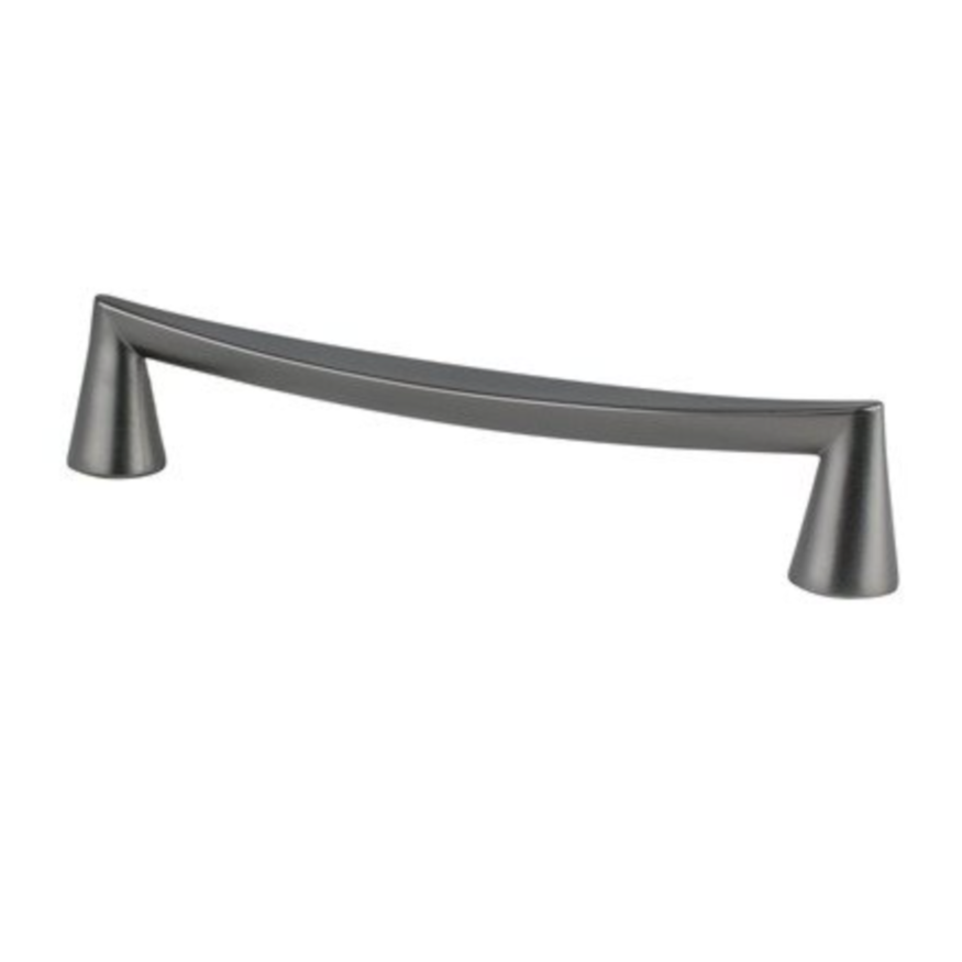 Modern Ash Gray Core Drawer Pulls and Cabinet Knobs - Sleek Hardware for Kitchen Cabinets, Dressers & Furniture (Set of 10) - Perfect for Home Renovation & DIY Projects