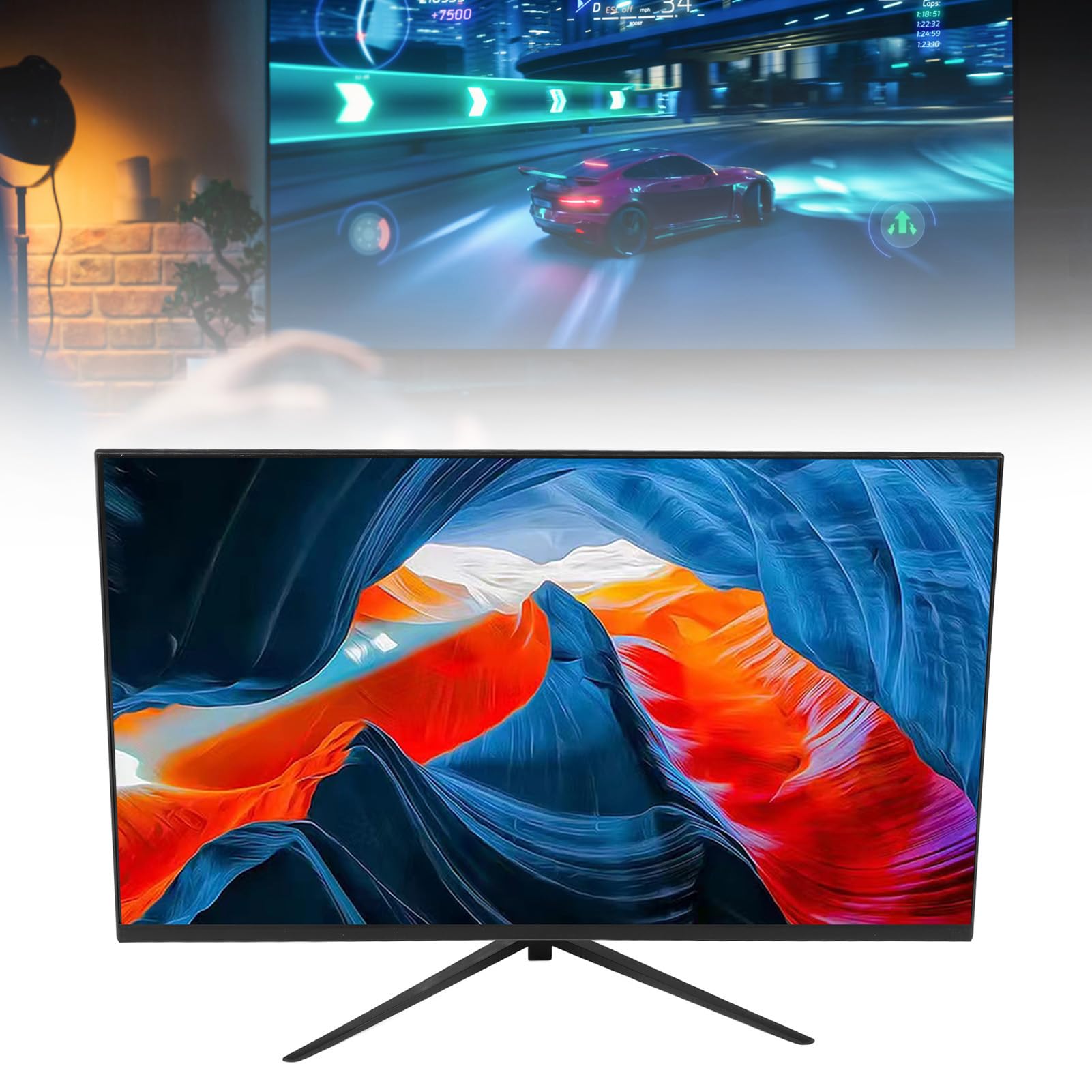 27 Inch QHD Gaming Monitor - 2560x1440 IPS Display, 165Hz Refresh Rate, 1ms Response Time, 120% sRGB - Perfect for PC Gaming, Esports & Professional Work (US Plug)