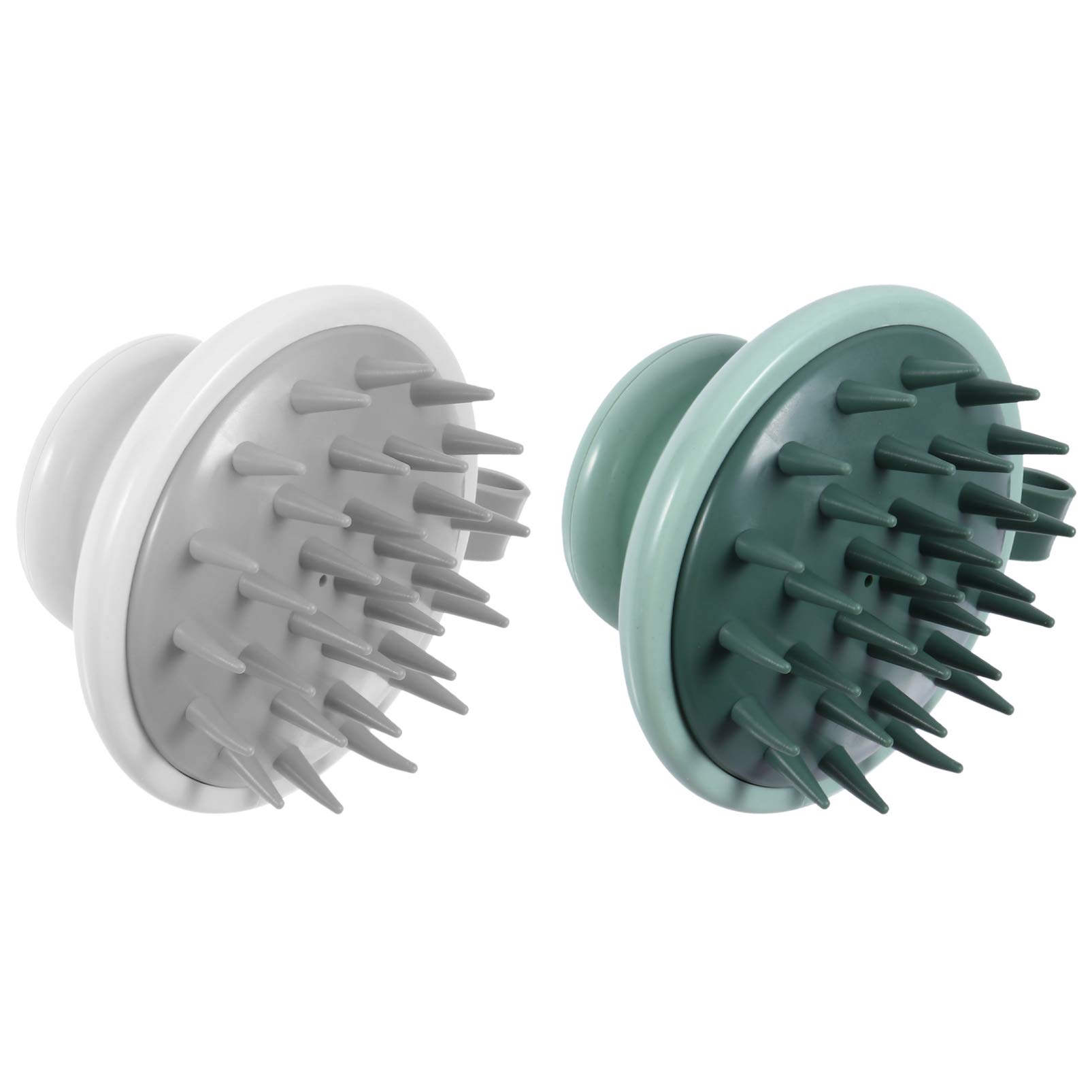 Lurrose Scalp Massager Shampoo Brush - 2 Pack Silicone Hair Scalp Scrubber for Wet & Dry Use - Gentle Baby Bath Brush for Scalp Care & Hair Cleaning - Perfect for Shower, Infant Hair Care & Relaxation