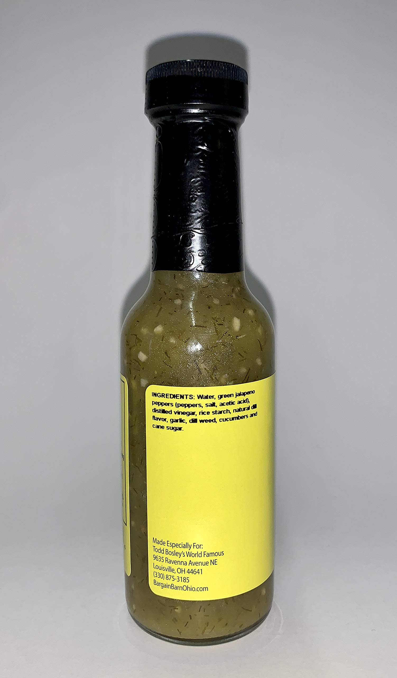 Todd Bosley's World Famous Dill Pickle Hot Sauce - Spicy Pickle Flavor, 2 Pack - Perfect for Burgers, Wings & Bloody Marys