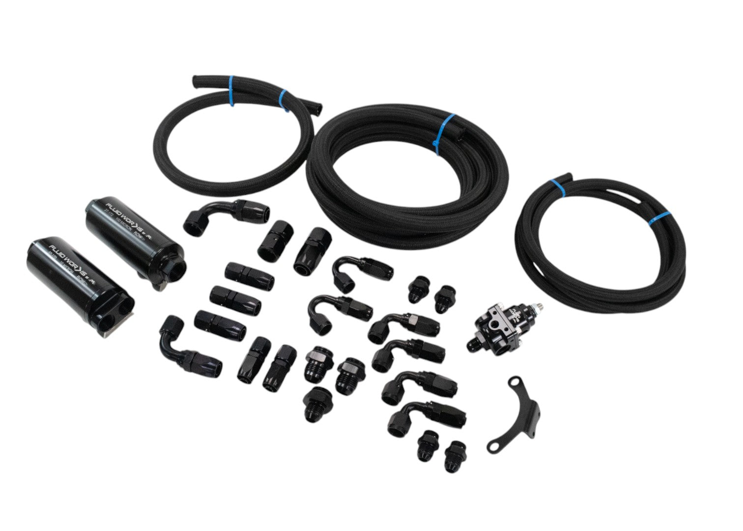 High-Performance 12AN Fuel System Plumbing Kit for Extreme Street Racing - Single Feed, Supports Up to 6GPM Pump - Perfect for Drag Racing, Track Days & High-HP Builds