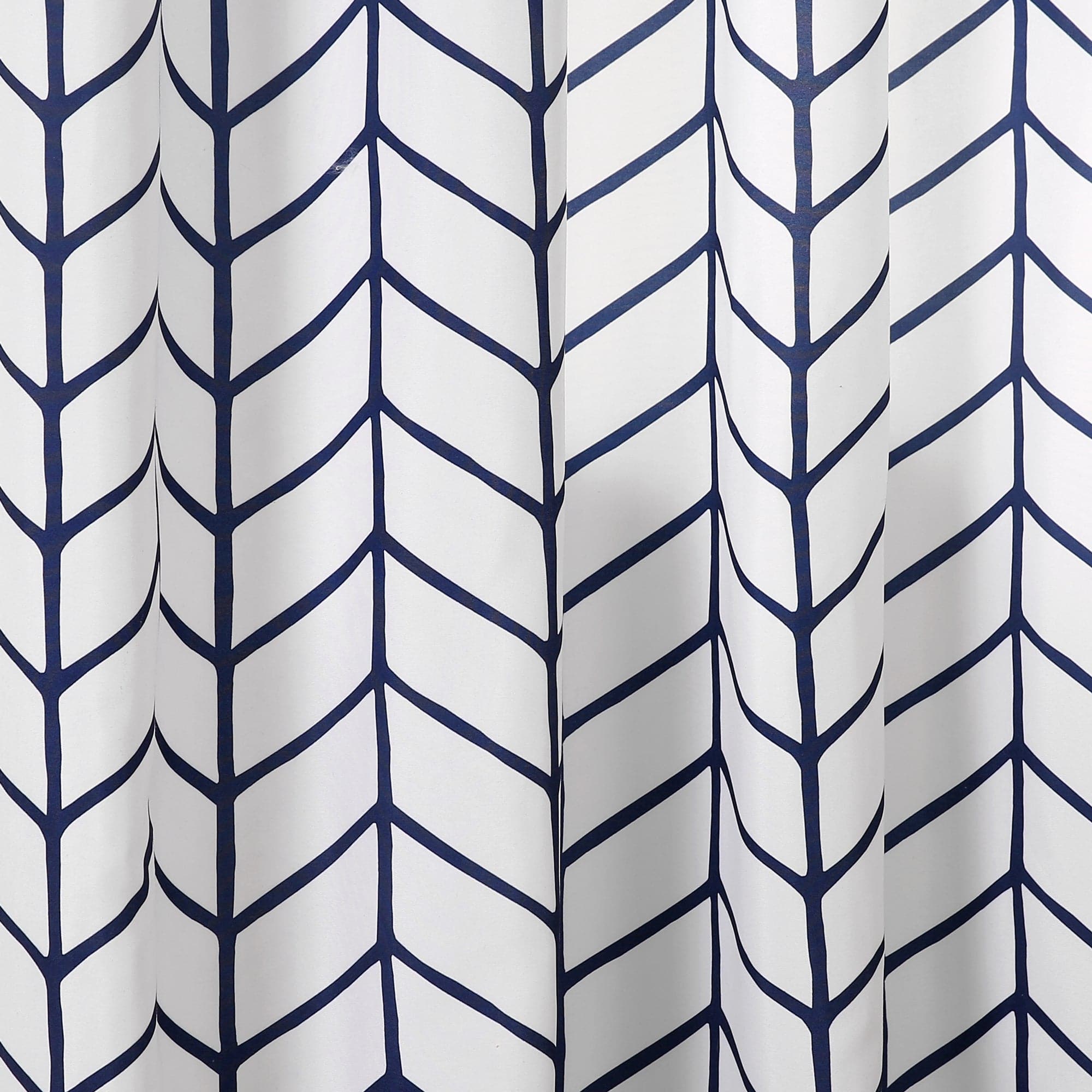 Calia Chevron Geo Window Curtain Panels Set - Stylish Chevron Pattern Blackout Curtains for Living Room & Bedroom - Elegant Home Decor for Privacy & Light Control