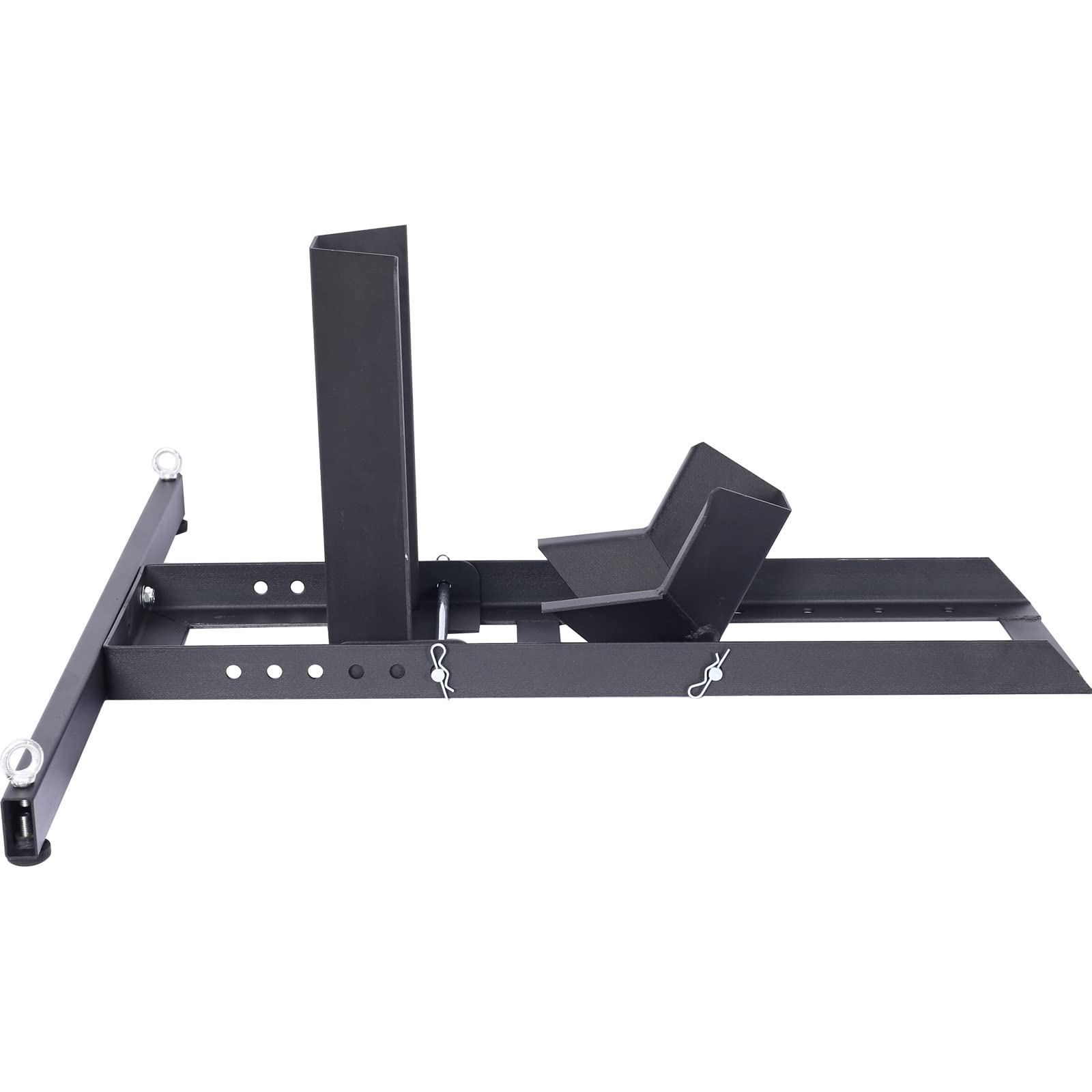Heavy-Duty Adjustable Motorcycle Wheel Chock 1800lb - for Trailers & Garages