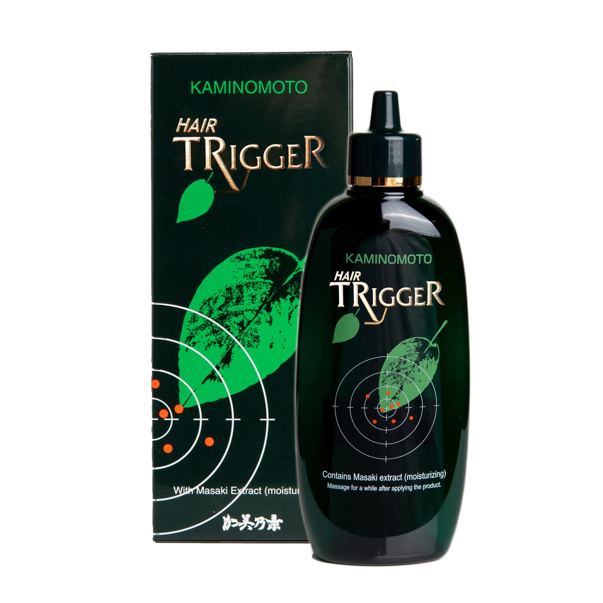 Kaminomoto Hair Trigger - 180 mL | Advanced Hair Growth Treatment for Hair Loss & Thinning Hair | Stimulates Hair Growth & Strengthens Hair Roots | Best for Men & Women with Receding Hairline or Baldness | Perfect for Daily Use at Home or Salon