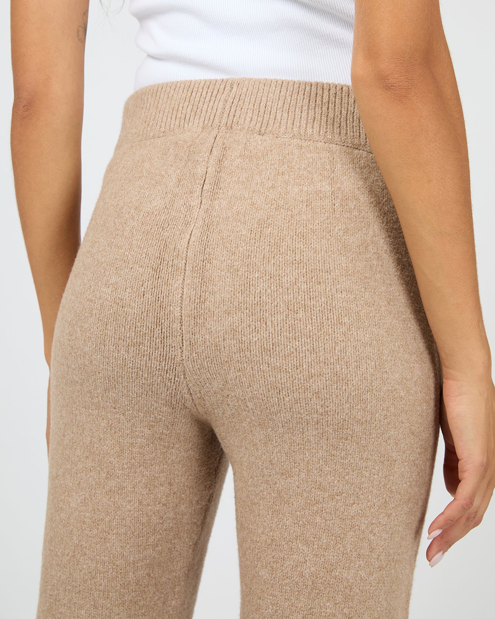 Elliot Knit Pant - Women's Stretchy High Waist Casual Lounge Pants for Yoga, Travel & Home Comfort
