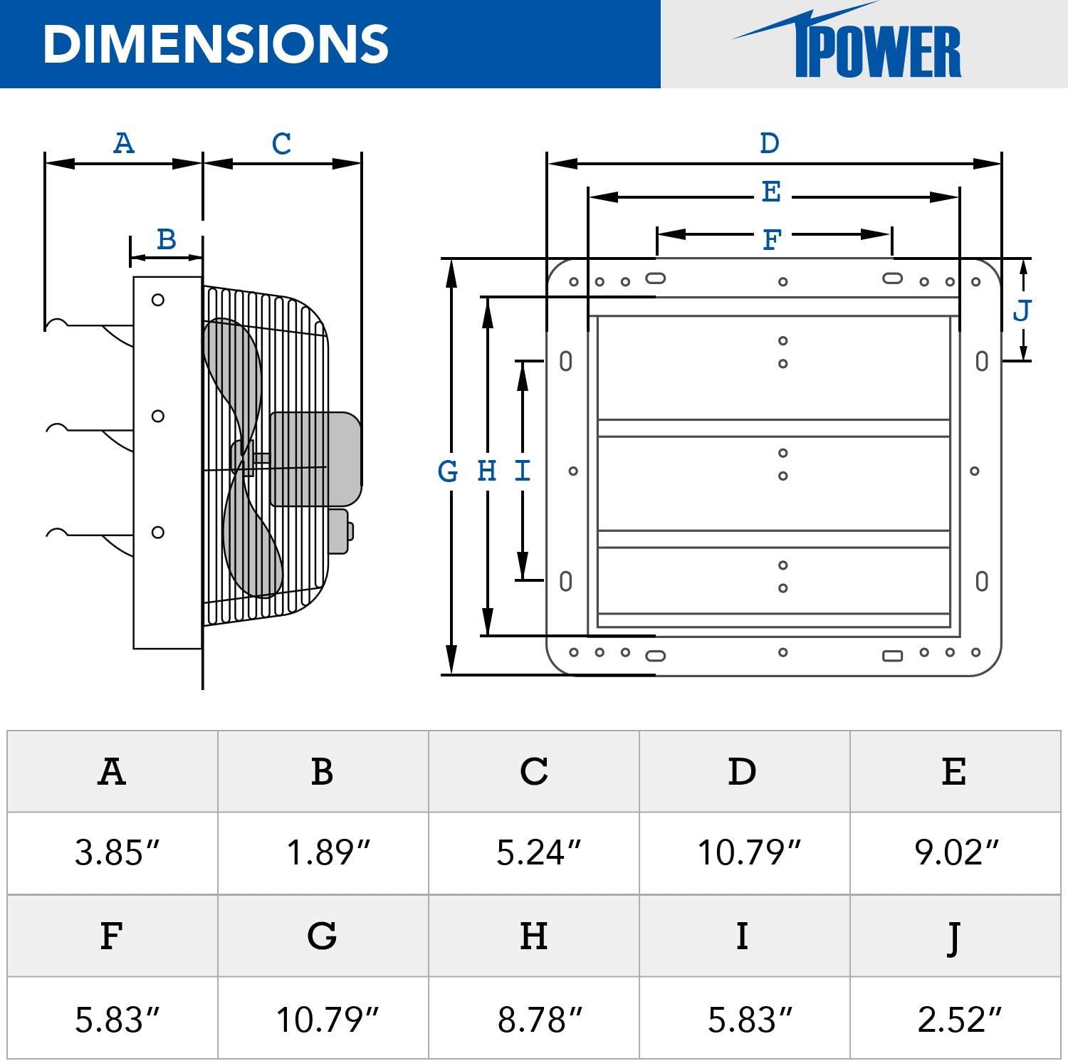 iPower 7 Inch Shutter Exhaust Fan - Silver - High CFM Ventilation Fan for Greenhouse, Grow Tent, Attic & Home Cooling