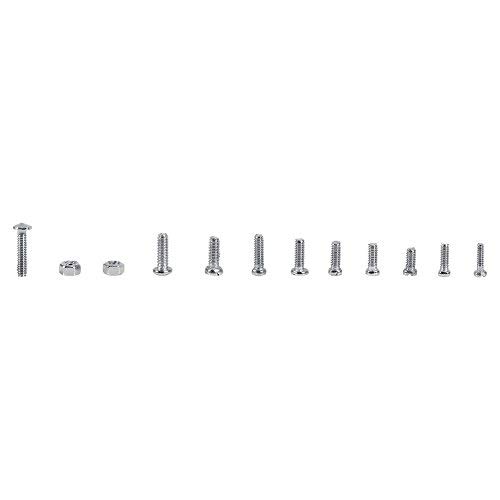 Premium 600-Piece Stainless Steel Nut & Screw Assortment Kit - M1 M1.2 M1.4 M1.6 Sizes for Watch & Eyeglass Repair - Durable Fastener Tool Set for Jewelry, Electronics & Precision Device Maintenance