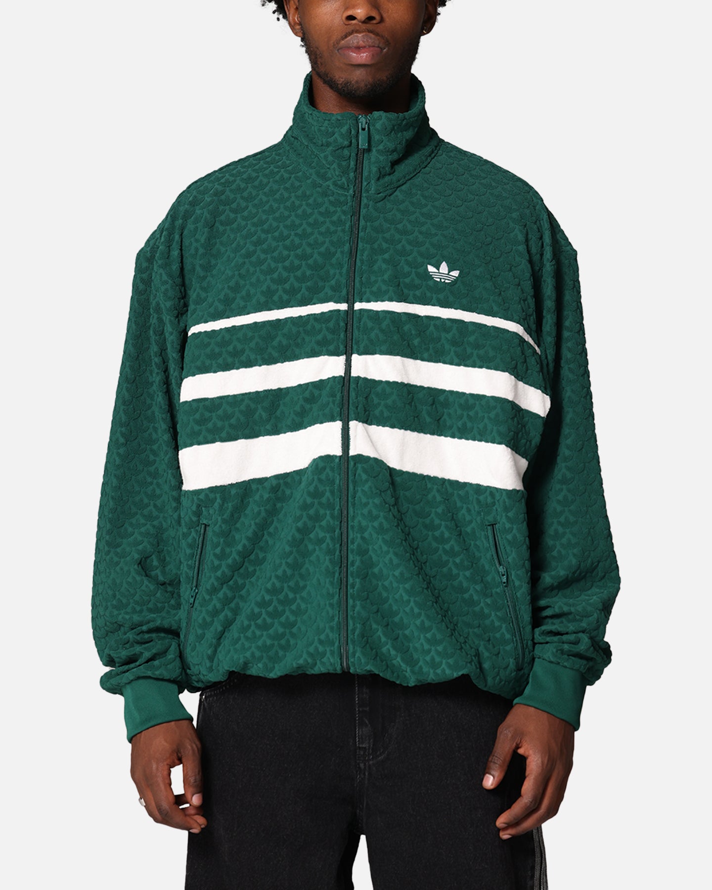Adidas Monogram Track Top Jacket - Green Athletic Running Jacket for Men & Women | Gym Workout, Jogging, Streetwear Fashion