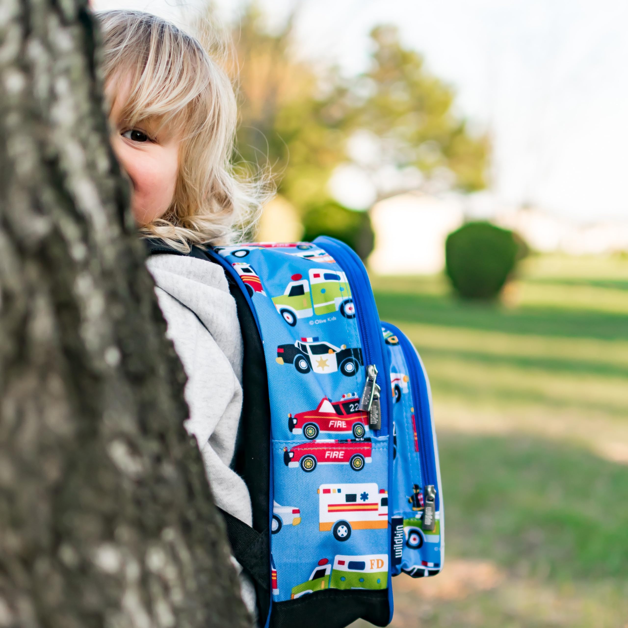 Wildkin Toddler Backpack for Boys & Girls - Durable Kids School Backpack with Construction Theme, Perfect for Preschool & Daycare (Set of 1)