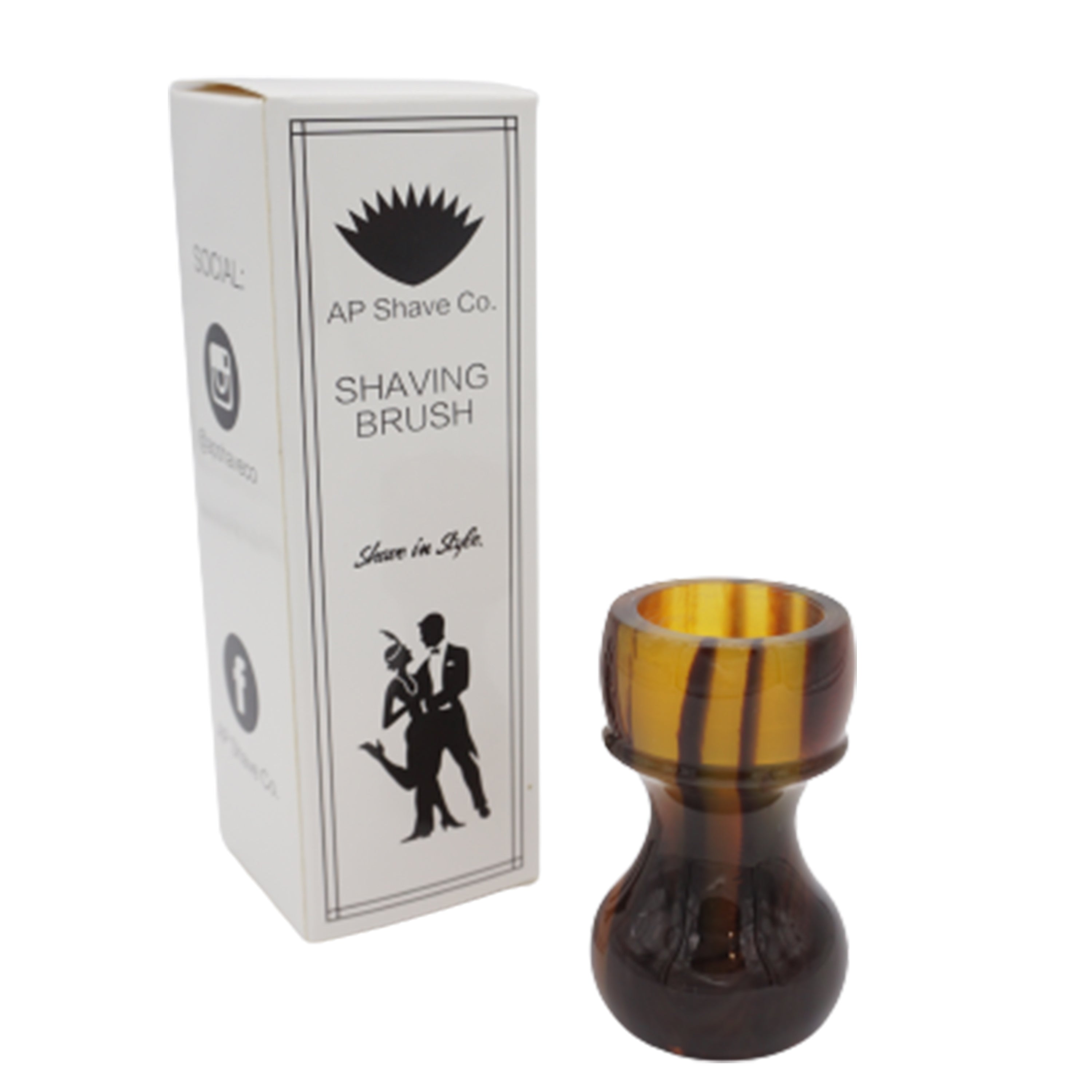 Premium Tortoise Handcrafted Shaving Brush Handle - Fits 24mm & 26mm Knots - Ideal for Wet Shaving & Grooming Gifts for Men