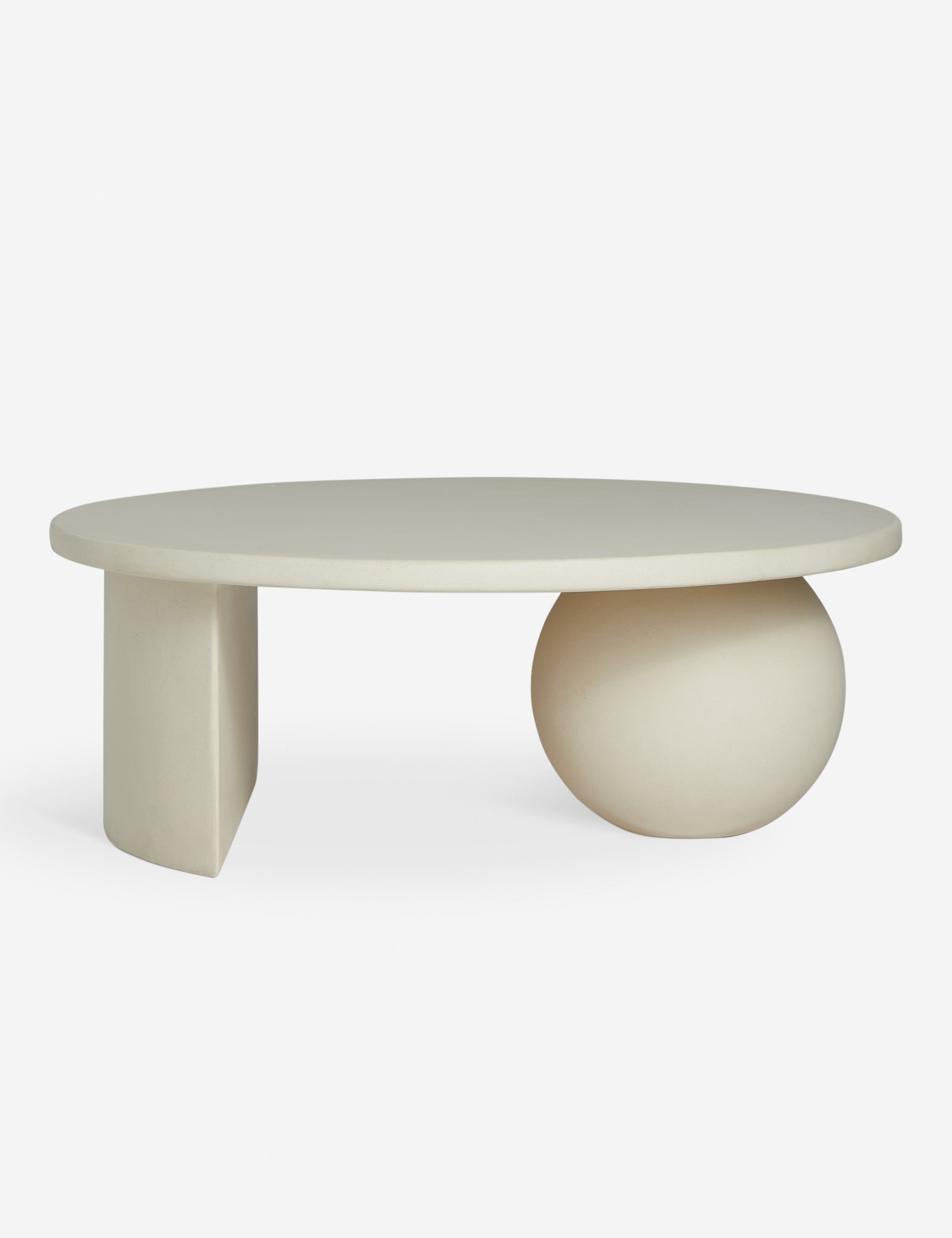Amaya Round Coffee Table - Indoor & Outdoor Use - Perfect for Patio, Garden, and Living Room Decor