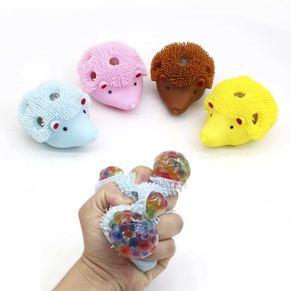 Premium Anti-Stress Squishy Ball with Water Beads - Little Hedgehog Sensory Toy for Anxiety Relief, Focus & Calm | Office, School, Therapy & Home Use Stress Relief Gadget